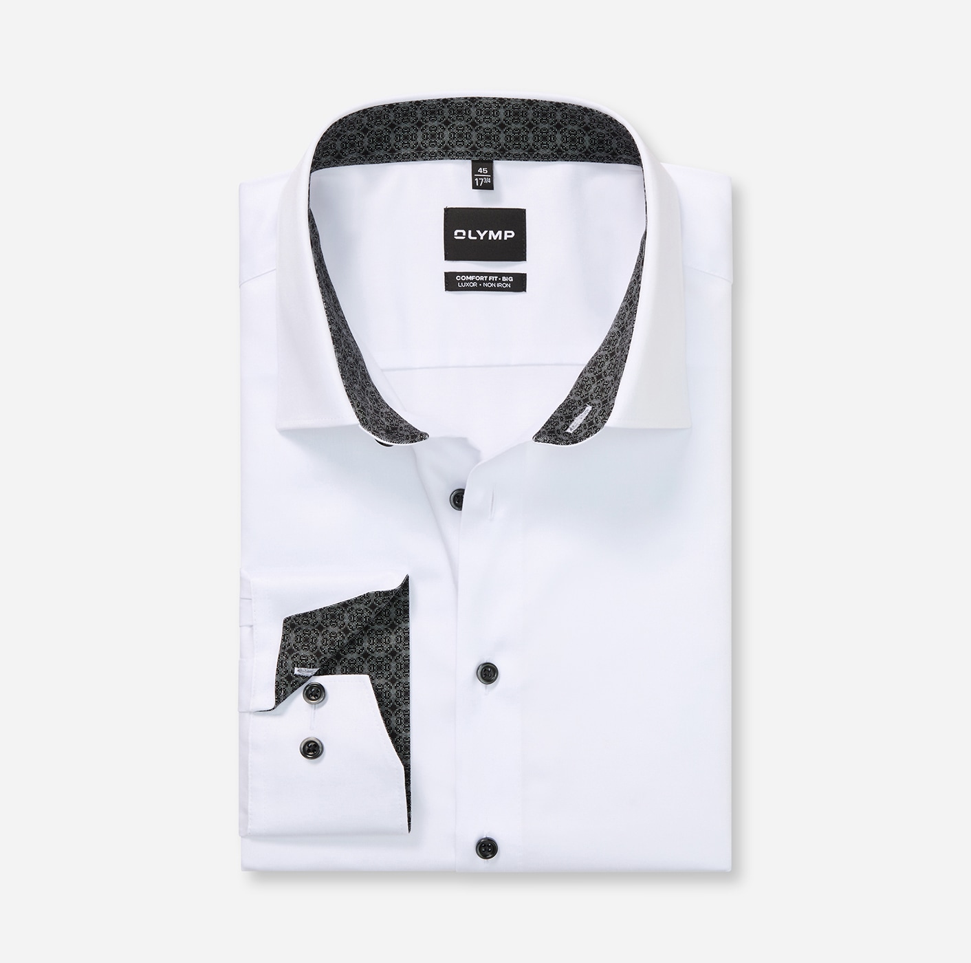 OLYMP Langarmhemd »Big & Tall« Neue COMFORT FIT BIG Kollektion, New-Kentkragen, Businesshemd