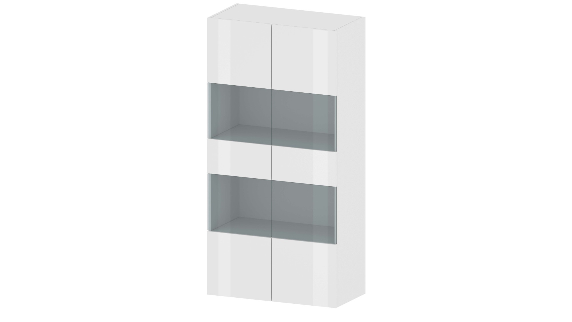 INOSIGN Vitrine »Egypt«, komplett hochglanz lackiert, 2 Glastüren