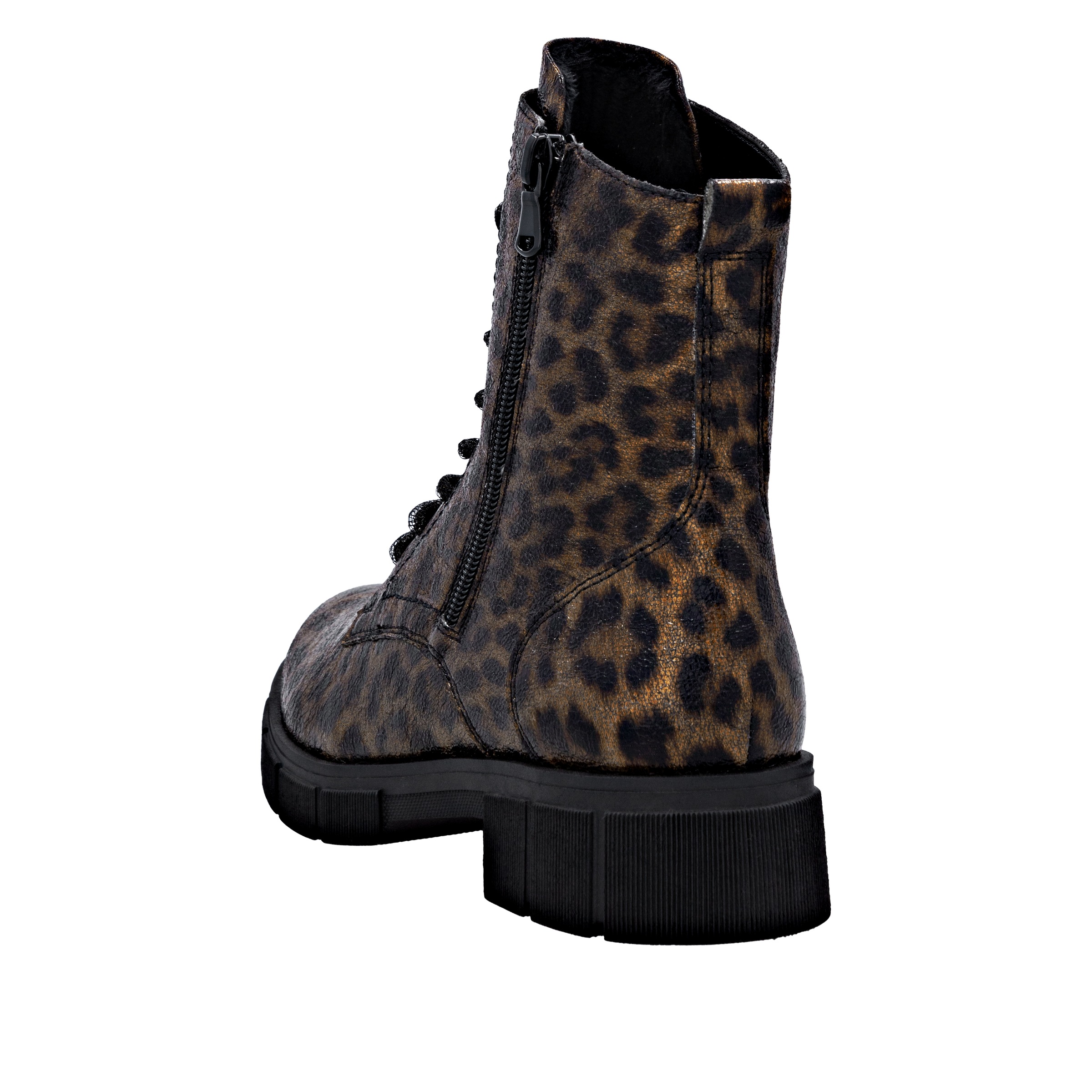 Remonte Schnürstiefelette, Schnürboots, Stiefelette, Profilsohle, mit Glitzer-Schnürsenkel