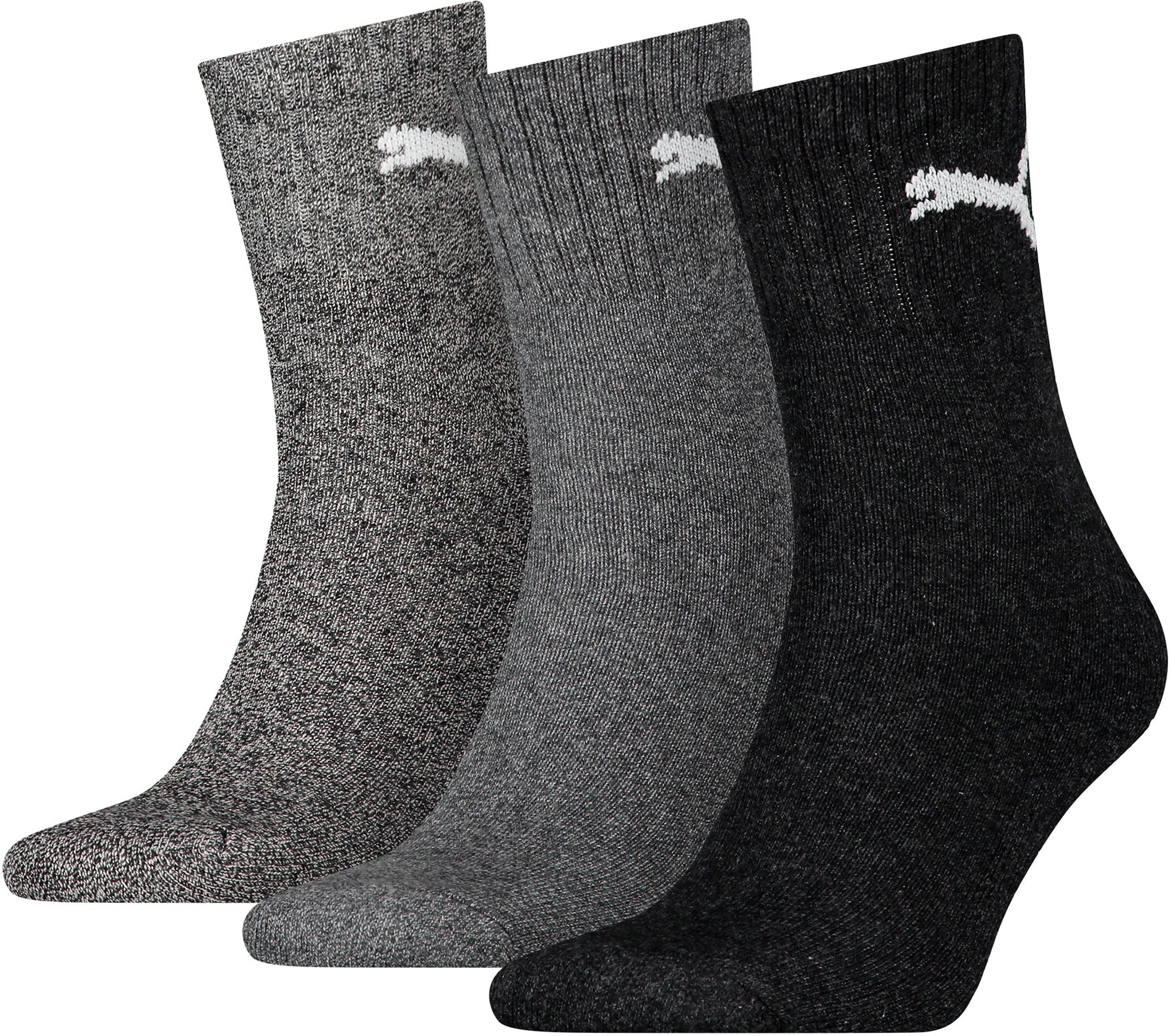 PUMA Sportsocken »short crew« 3 Paar tlg. im 3er-Pack, mit gepolsterter Frottee-Sohle, atmungsaktiv, elastisch