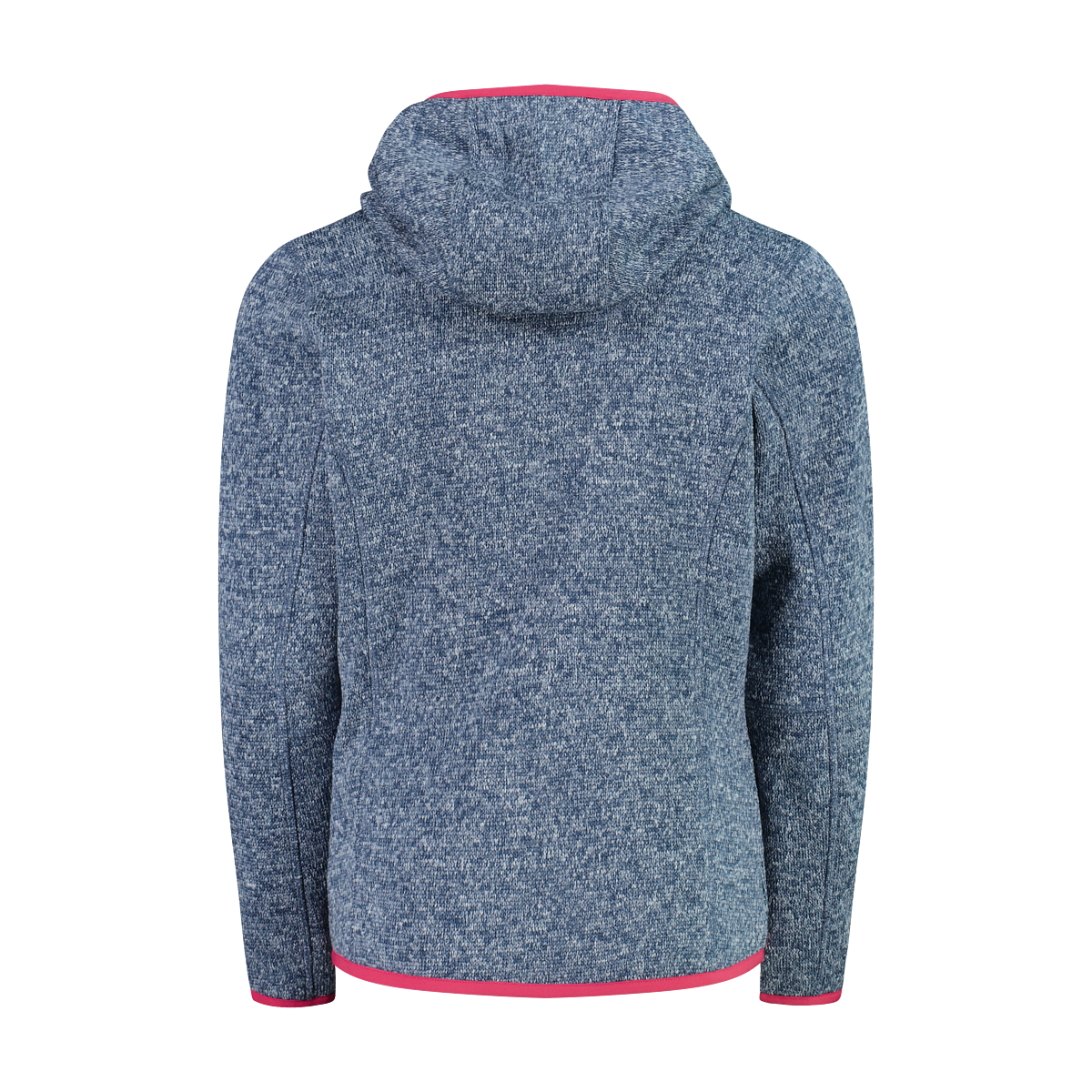 CMP Strickfleecejacke mit Kapuze Übergangsjacke für Kinder, mit Kapuze, mit Reißverschlusstaschen