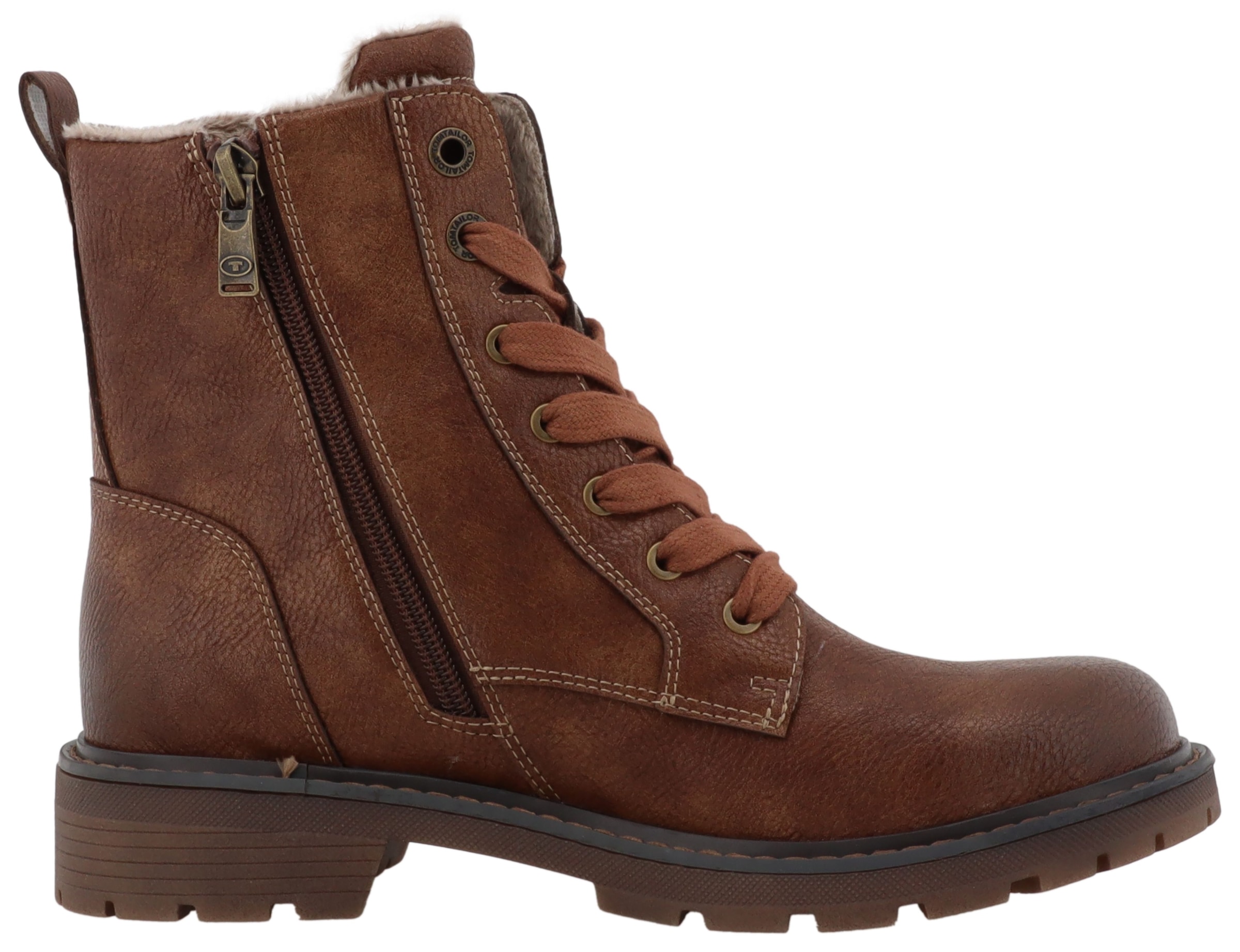 TOM TAILOR Winterboots  Workerboots, Hiking Boot mit Blockabsatz