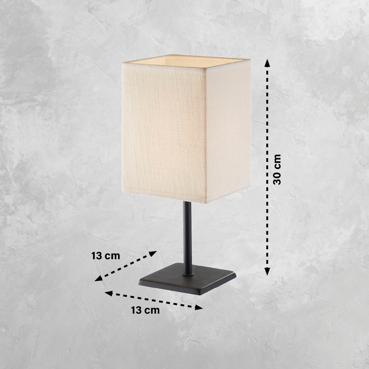 easy! BY FHL LED Tischleuchte »Lela«, 1 flammig, Leuchtmittel E14 | ohne Leuchtmittel, Tischleuchte,Stoffschirm,Schnurschalter,Hochwertige Verarbeitung
