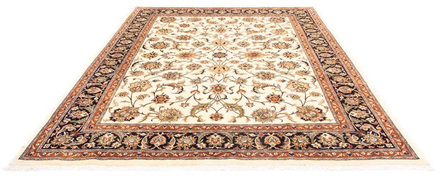 morgenland Wollteppich »Kaschmar Blumenmuster Beige 305 x 200 cm«, rechteck günstig online kaufen