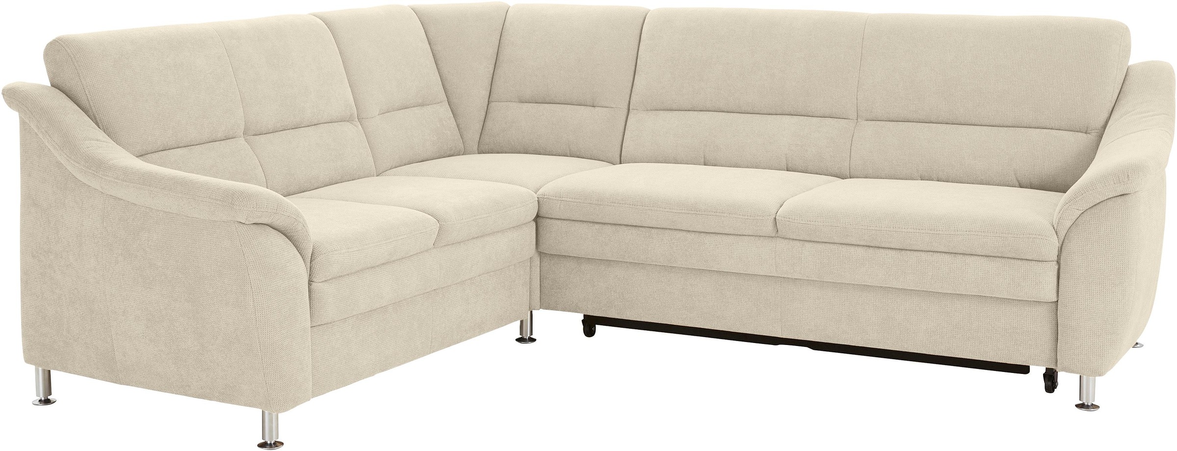 sit&more Ecksofa »Cardoso L-Form«, mit Federkern, wahlweise mit Bettfunktio günstig online kaufen