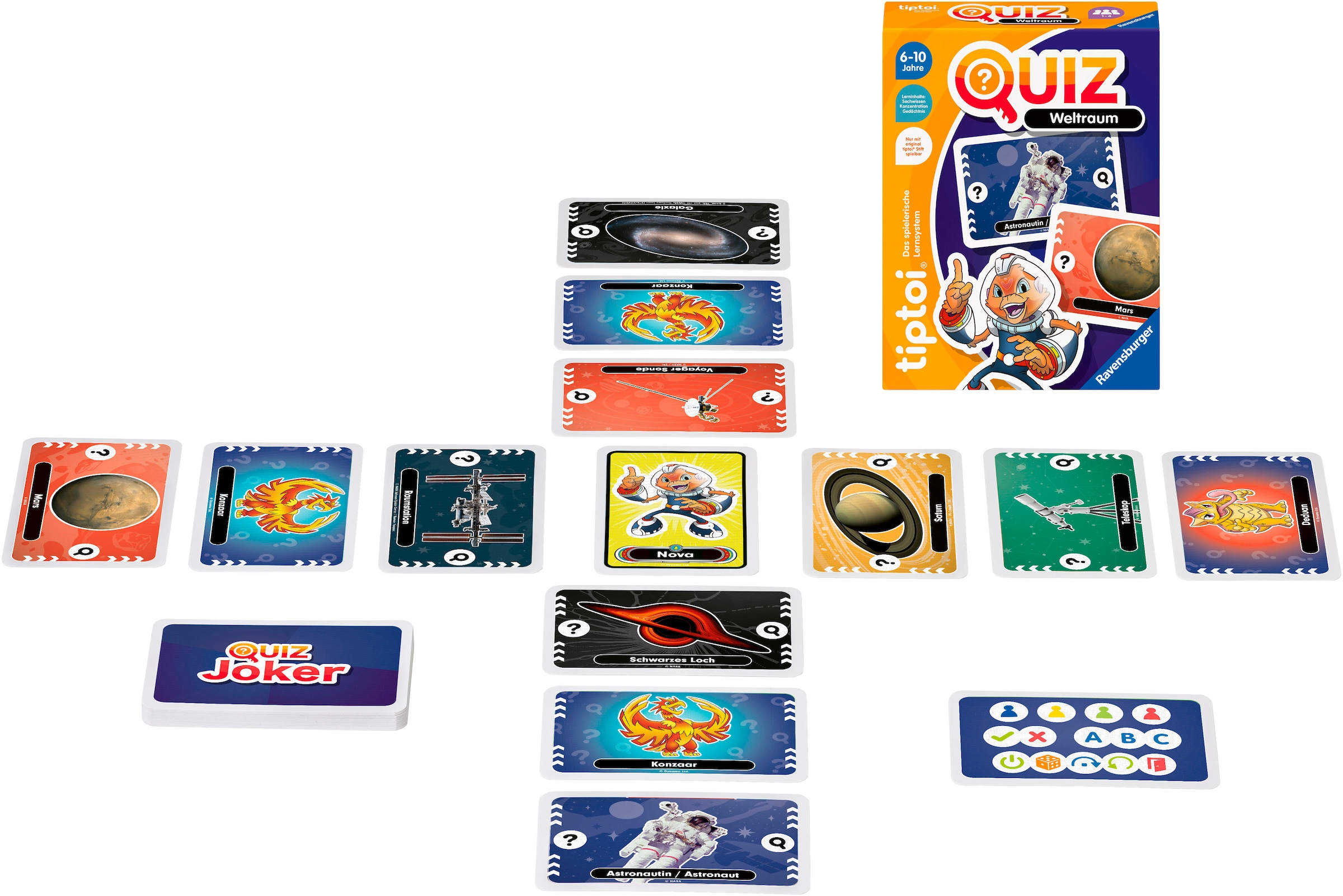 Ravensburger Spiel »tiptoi® Quiz Weltraum«, Made in Europe