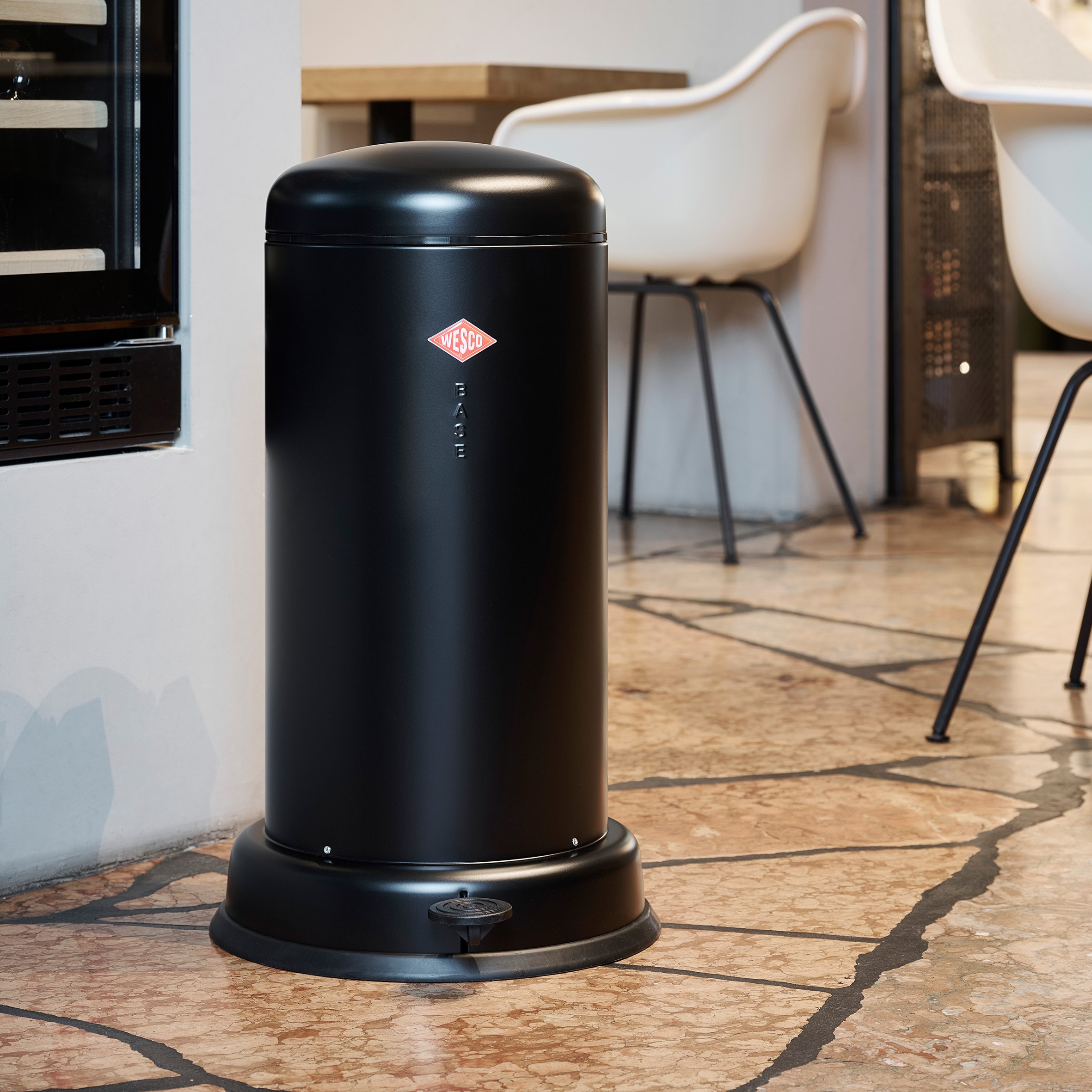 WESCO Mülleimer »Baseboy«, 1 Behälter, Abfallsammler mit Dämpfer + Dämpferhalterung 20 Liter