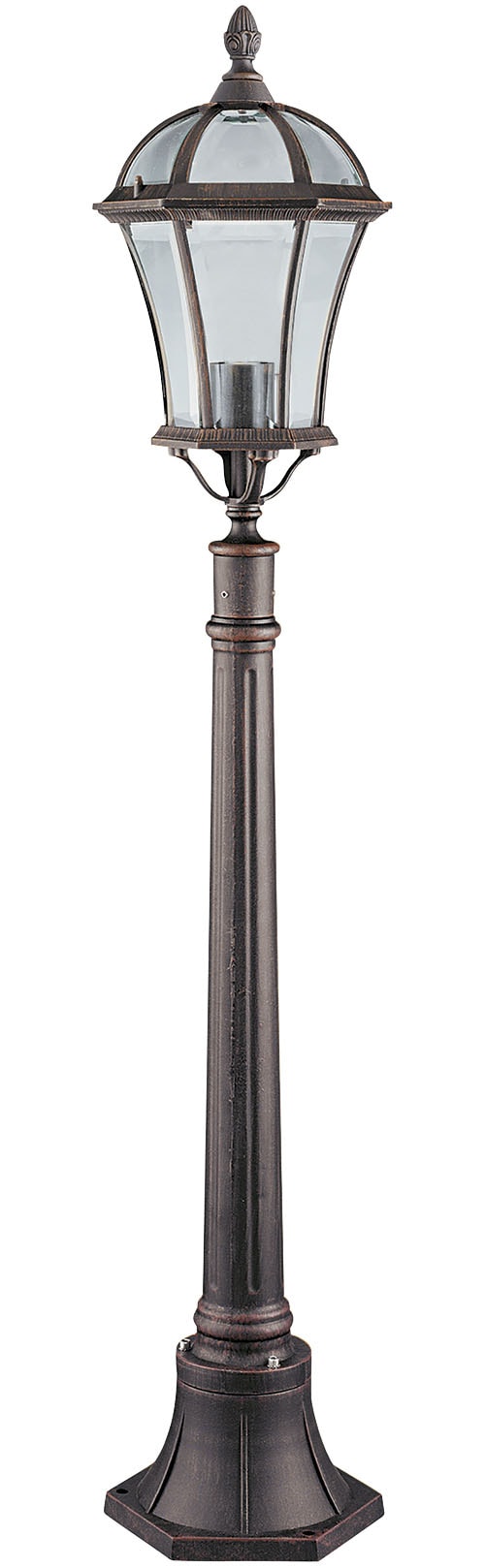 Searchlight Pollerleuchte »Capri Outdoor Post  -  Aluminium, Rustic Brown & Glass, IP23« E27 1 Stk.