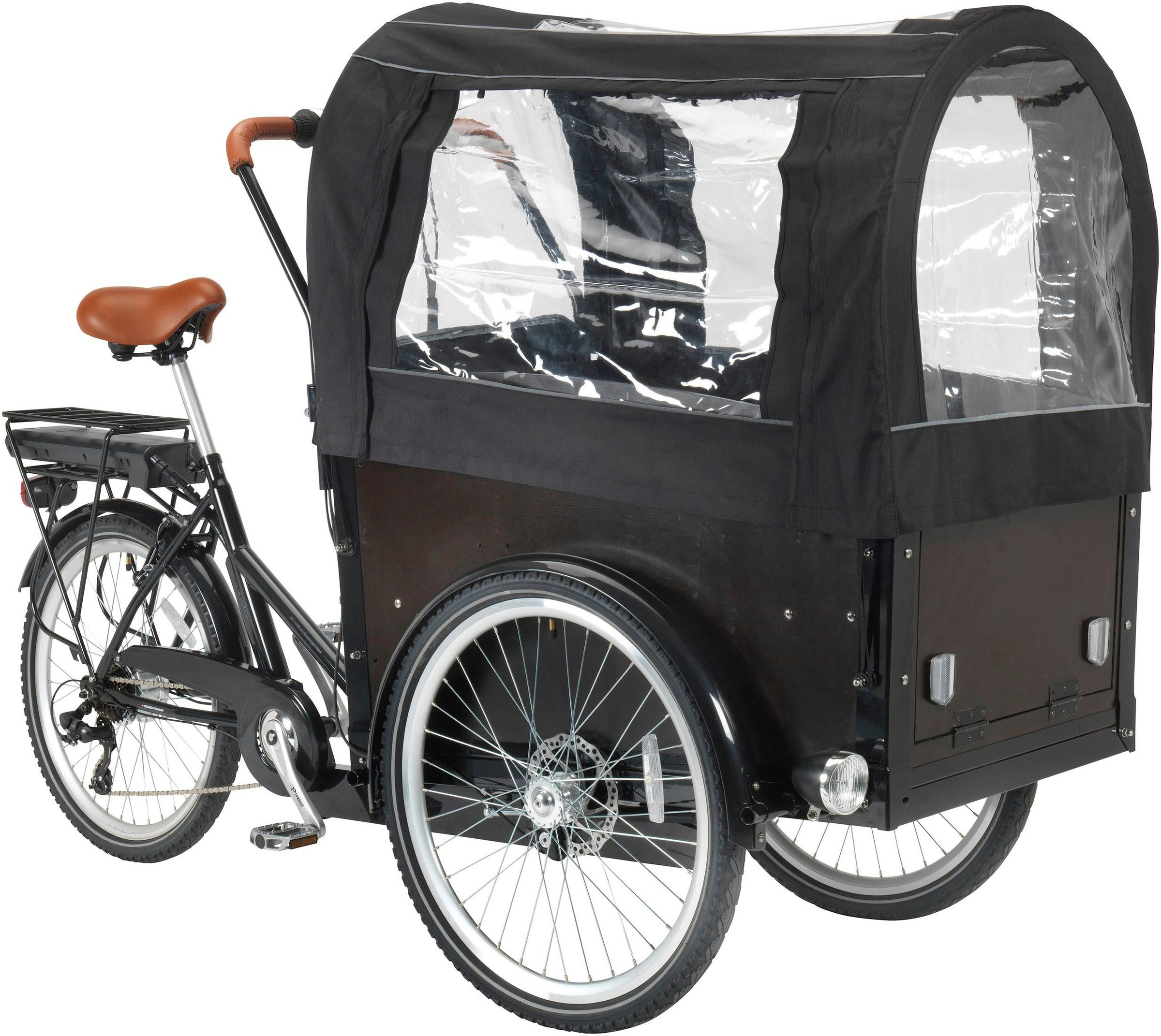 GreenStreet E-Bike »Elektrolastenrad E-Cargo«, 7 Gang, Shimano, Acera, Heckmotor 250 W, Pedelec, Elektrofahrrad für Damen u. Herren