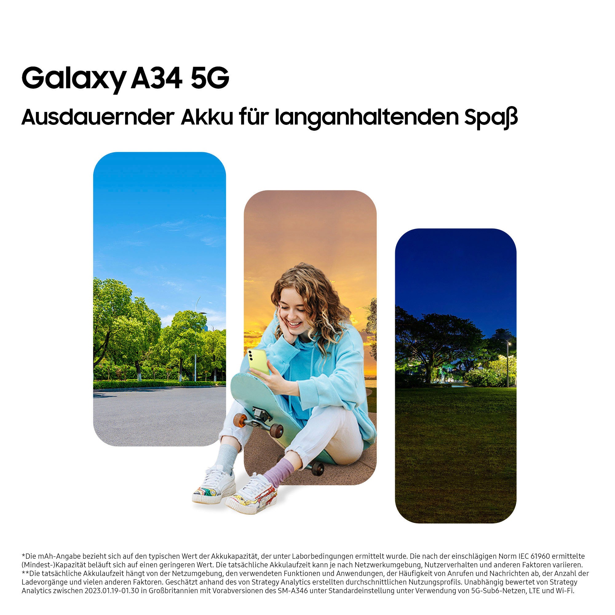 auf Galaxy Rechnung A34 Violet Awesome SAMSUNG bestellen GB, 5G, 256