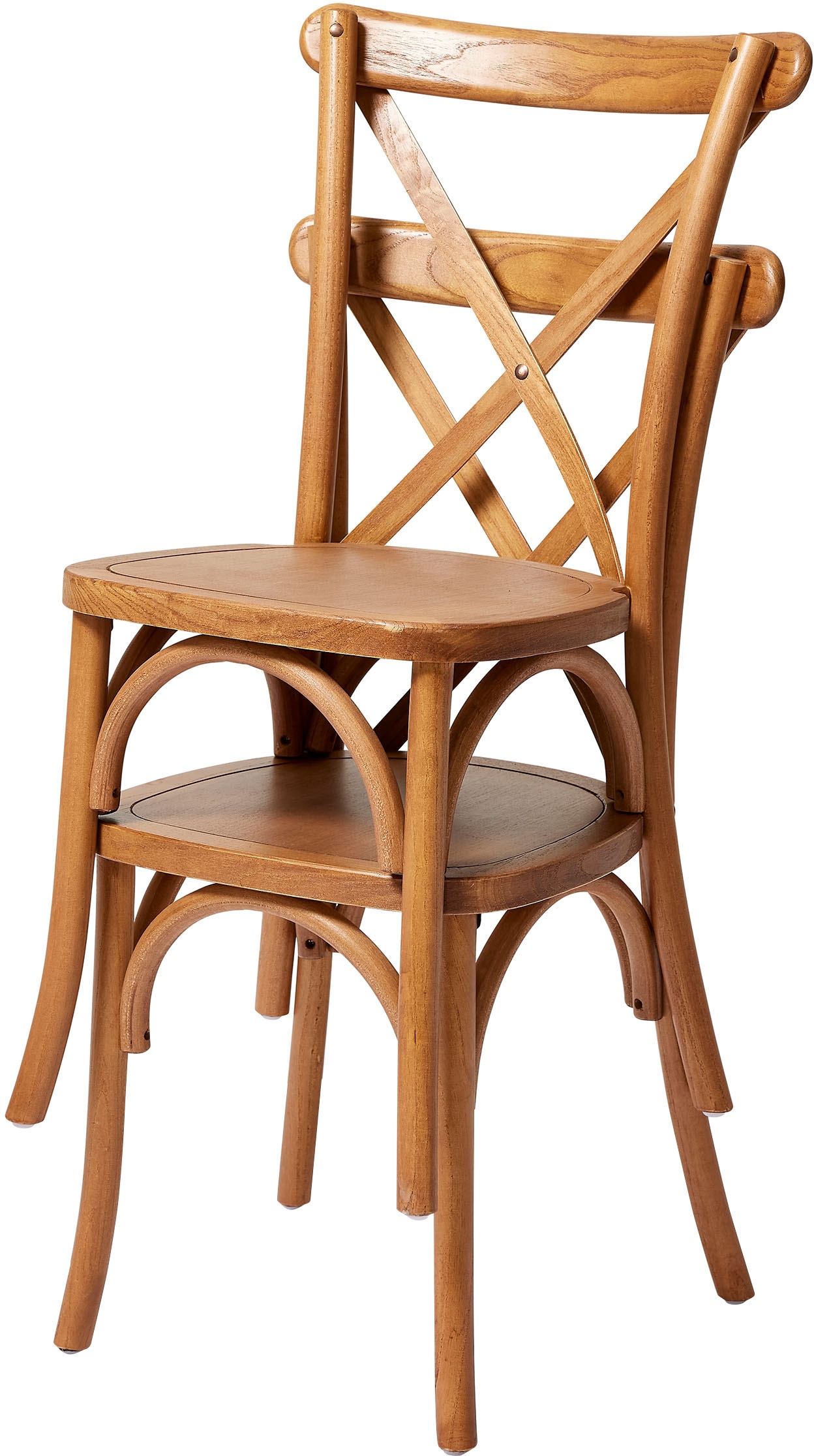Essentials Stapelstuhl »Crossback« () 1 Stk.Massivholz