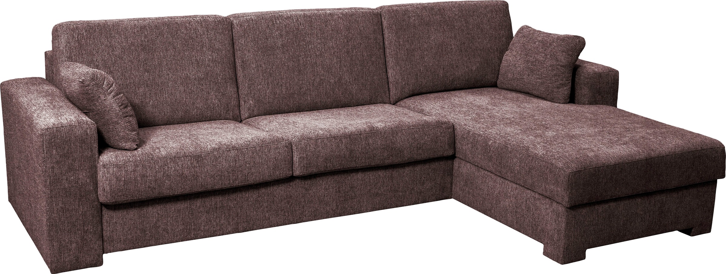 Home affaire Ecksofa »Roma "M" Matratzenhöhe 14 cm, Dauerschlaffunktion, mit Unterfederung,«, Liegemaße ca 143x198 cm, L-Form