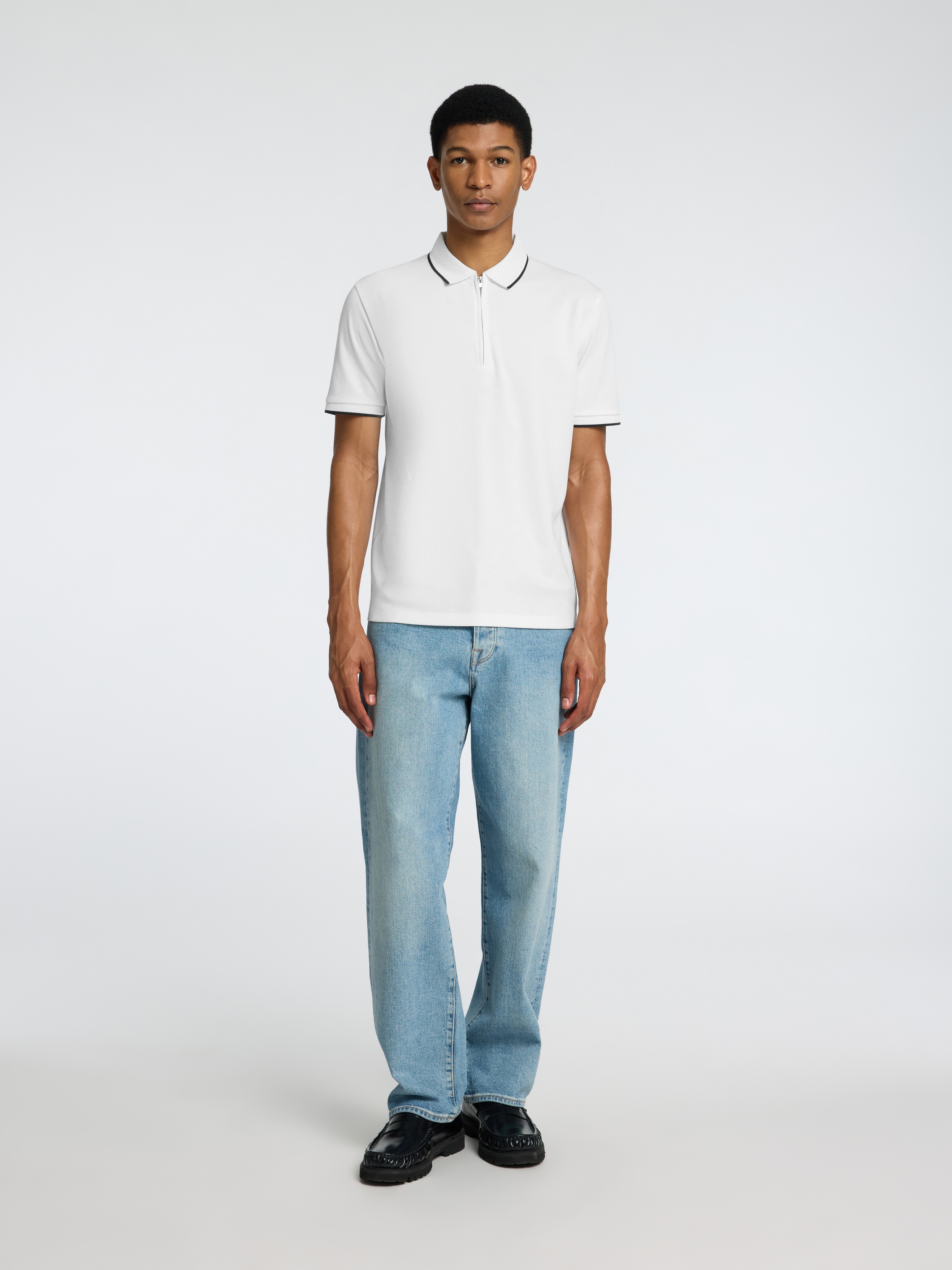 SELECTED »SLHFAVE SPORT ZIP SS POLO NOOS«