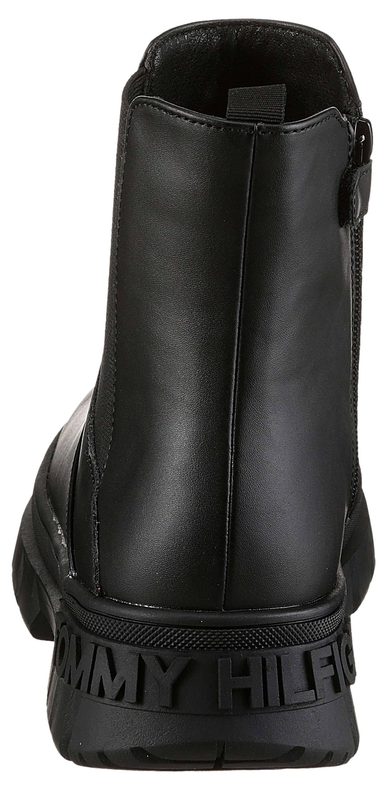 Tommy Hilfiger Chelseaboots, Chunky Boots mit Innenreißverschluss