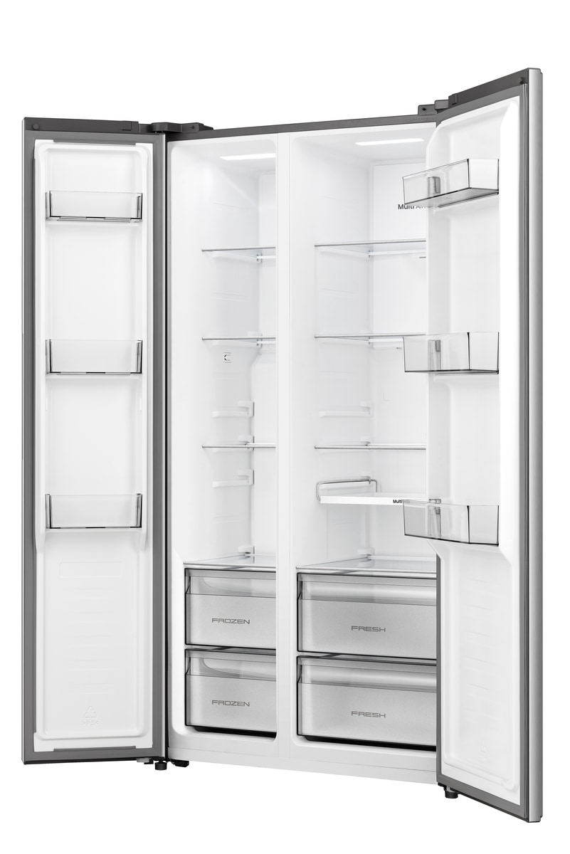 Hisense Side-by-Side »RS3P558NEIE« 178,6 cm hoch 91,1 cm breit