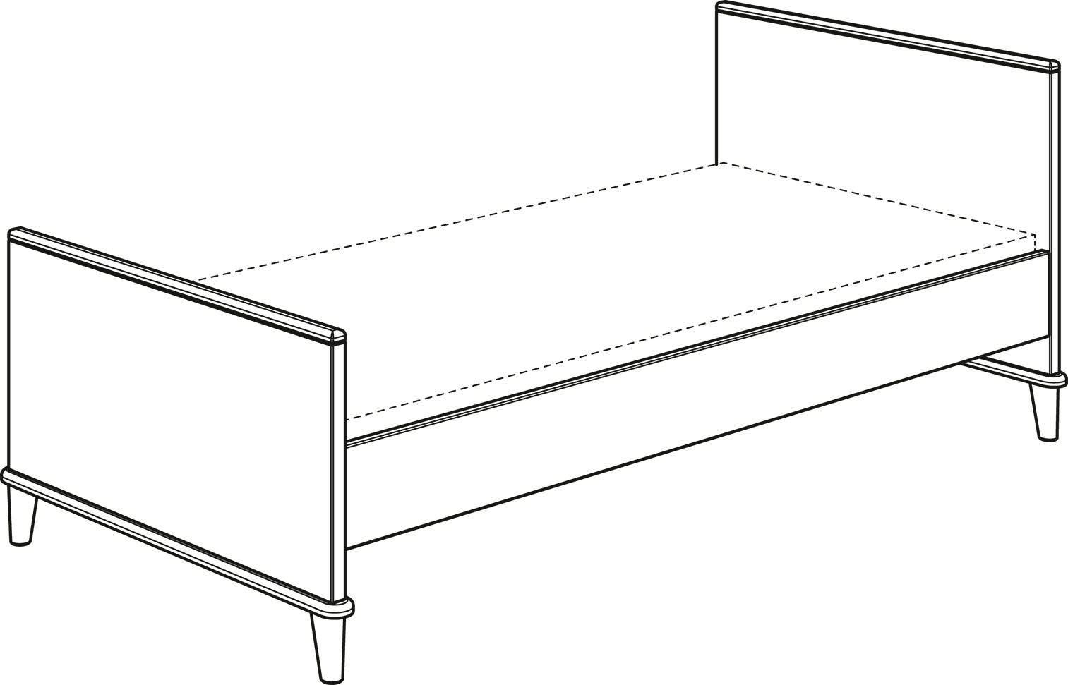 PAIDI Einzelbett »"Lotte & Fynn"«, Jugendliege