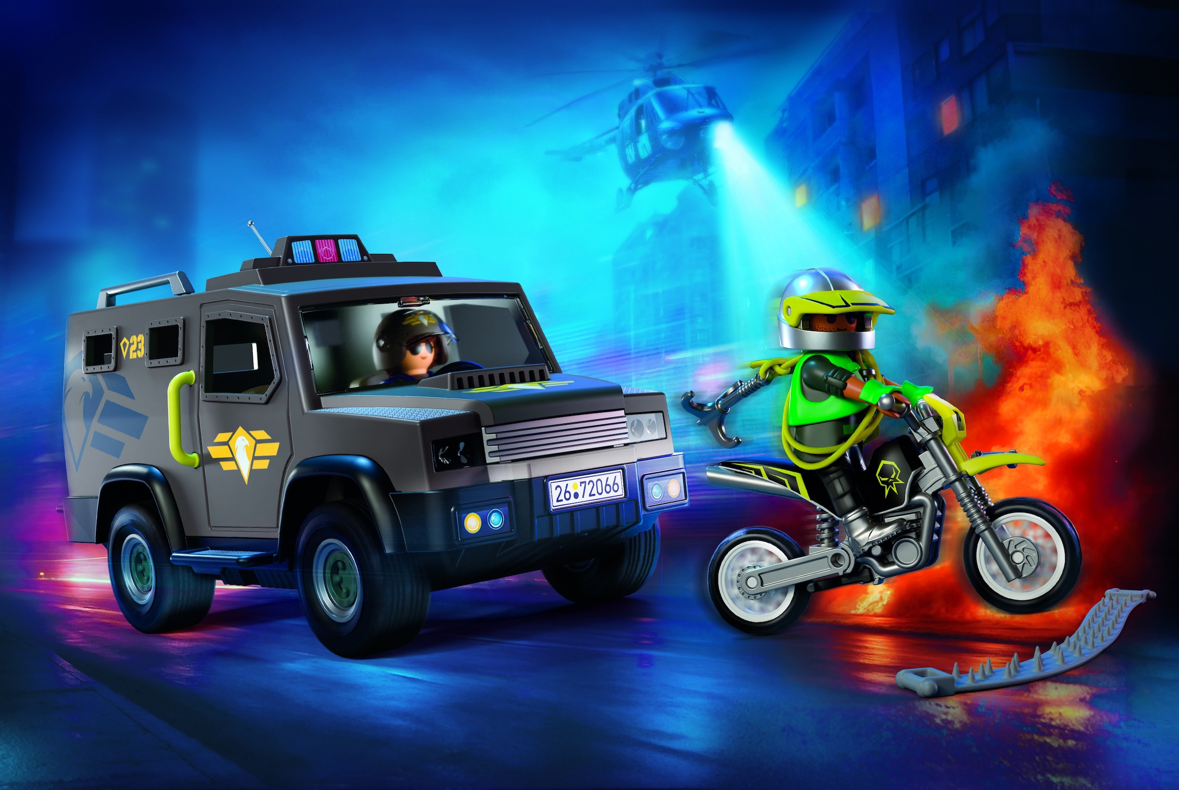 Playmobil® Konstruktions-Spielset »SWAT-Einsatzfahrzeug (72066), City Action« Made in Europe