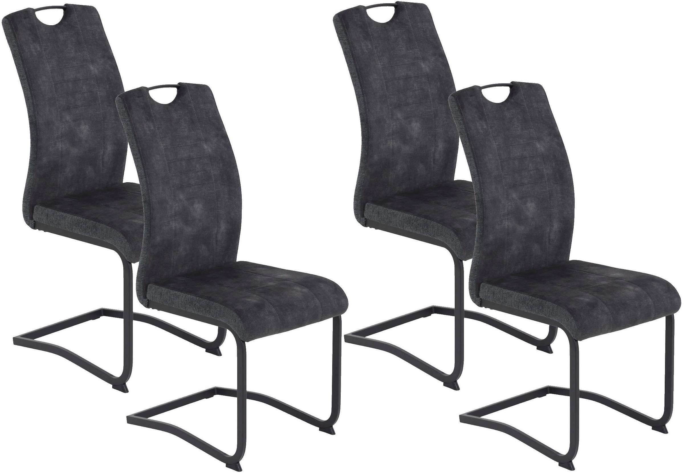 HELA Freischwinger »RIGA« (Set) 4 Stk.Freischwinger,Vierkantrohrgestell,mit günstig online kaufen