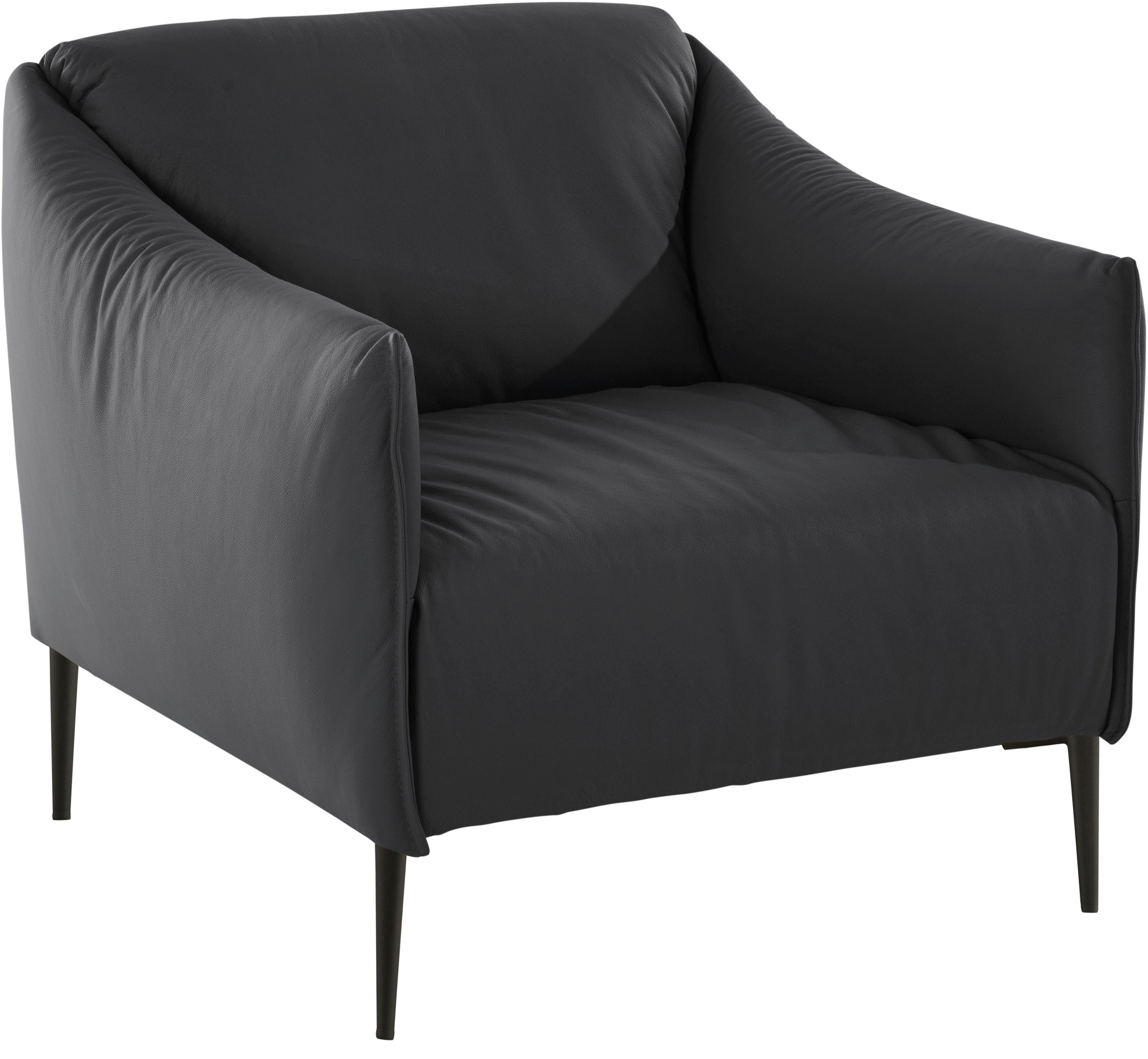 W.SCHILLIG Cocktailsessel »sally«, mit Metallfüßen in Schwarz pulverbeschichtet