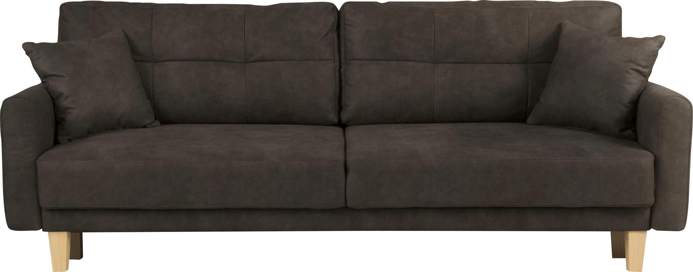 Home affaire 3-Sitzer "TRIPLO optionale Schlafsofa mit Bettkasten, Maße B/T günstig online kaufen