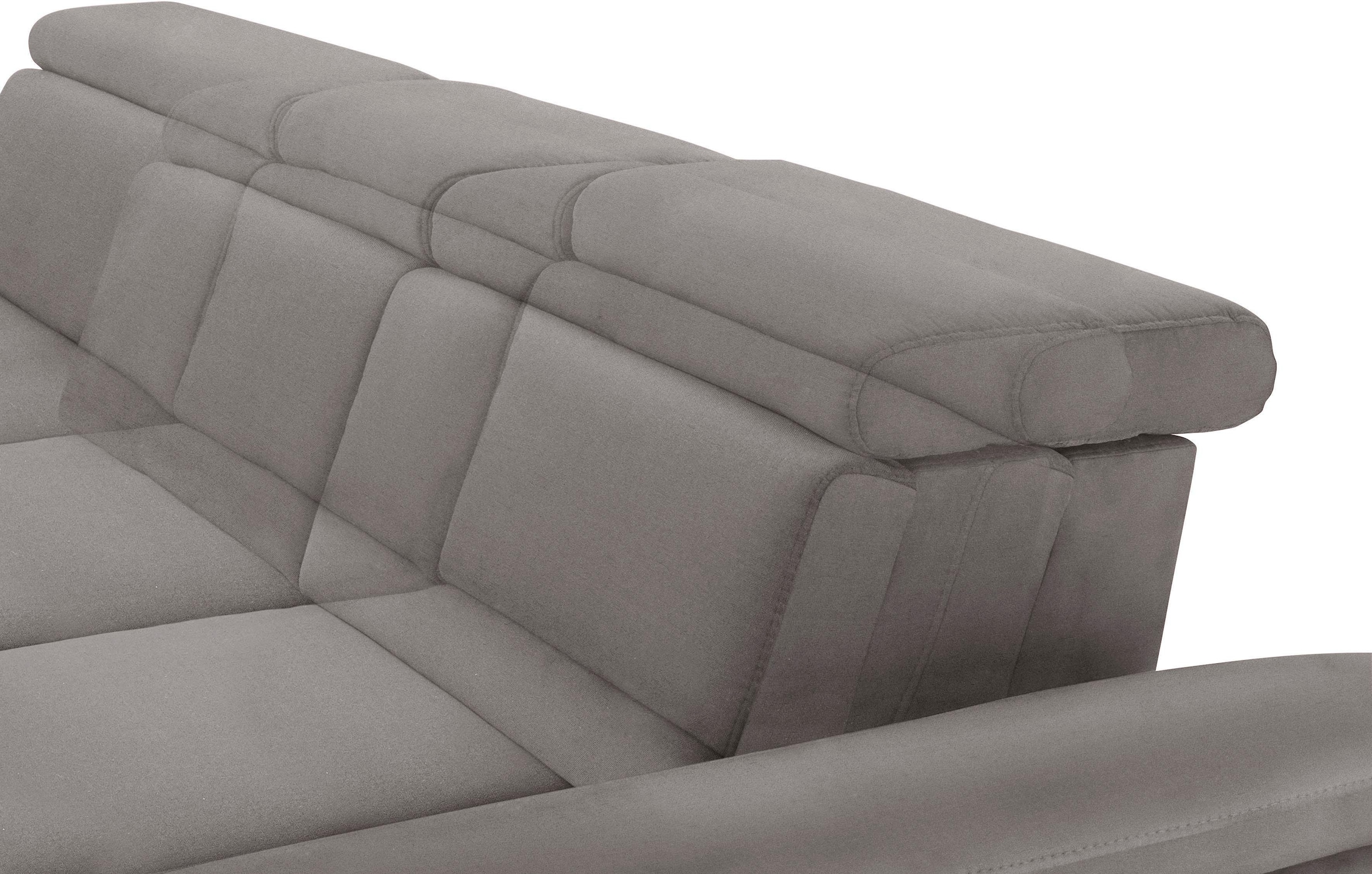 sit&more Ecksofa »Scorpio L-Form«, inklusive Sitztiefenverstellung, wahlweise mit Kopfverstellung