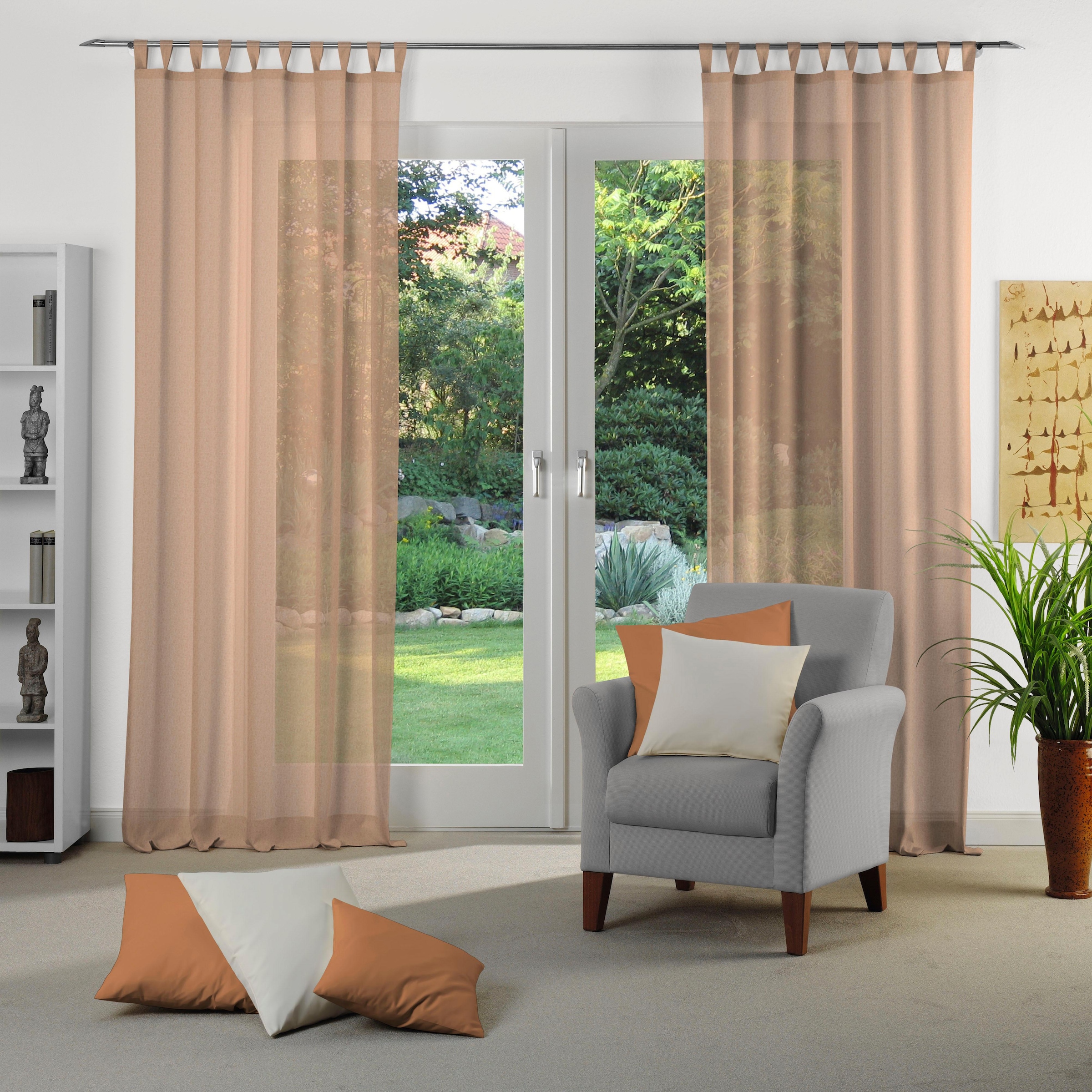 Wirth Vorhang »Sunday« Schlaufen 1 Stk. tlg. nach Maß günstig online kaufen