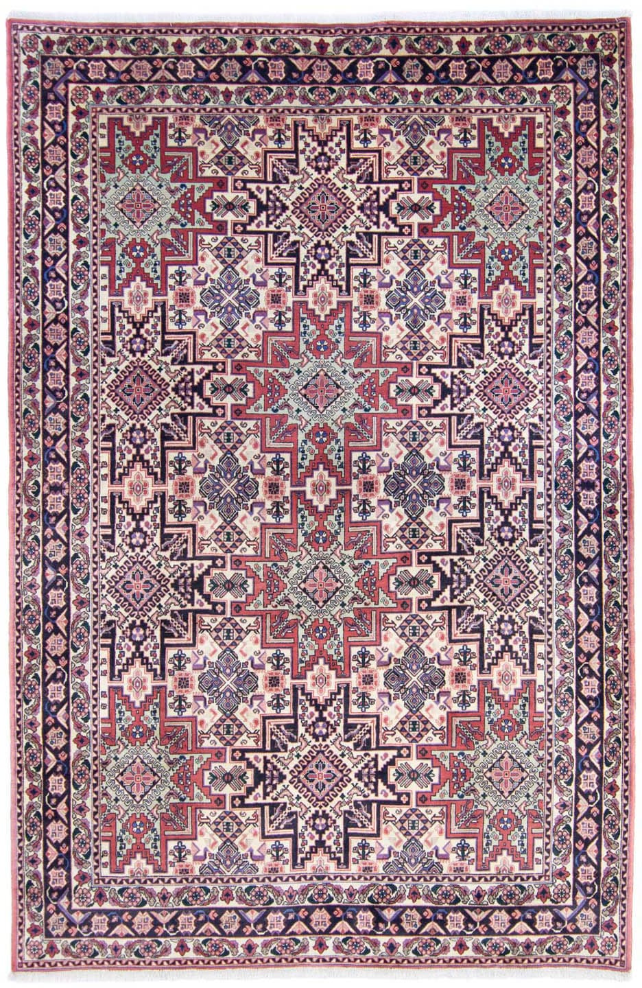 morgenland Wollteppich »Abadeh Nomadisch Beige chiaro 302 x 196 cm«, rechte günstig online kaufen