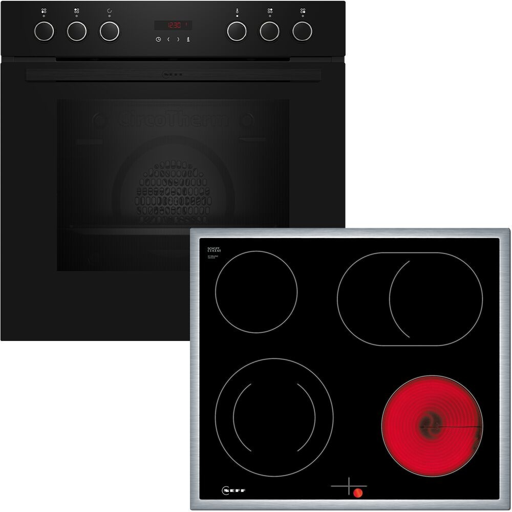 NEFF Elektro-Herd-Set »E2CCG6AK3«, Pyrolyse-Selbstreinigung