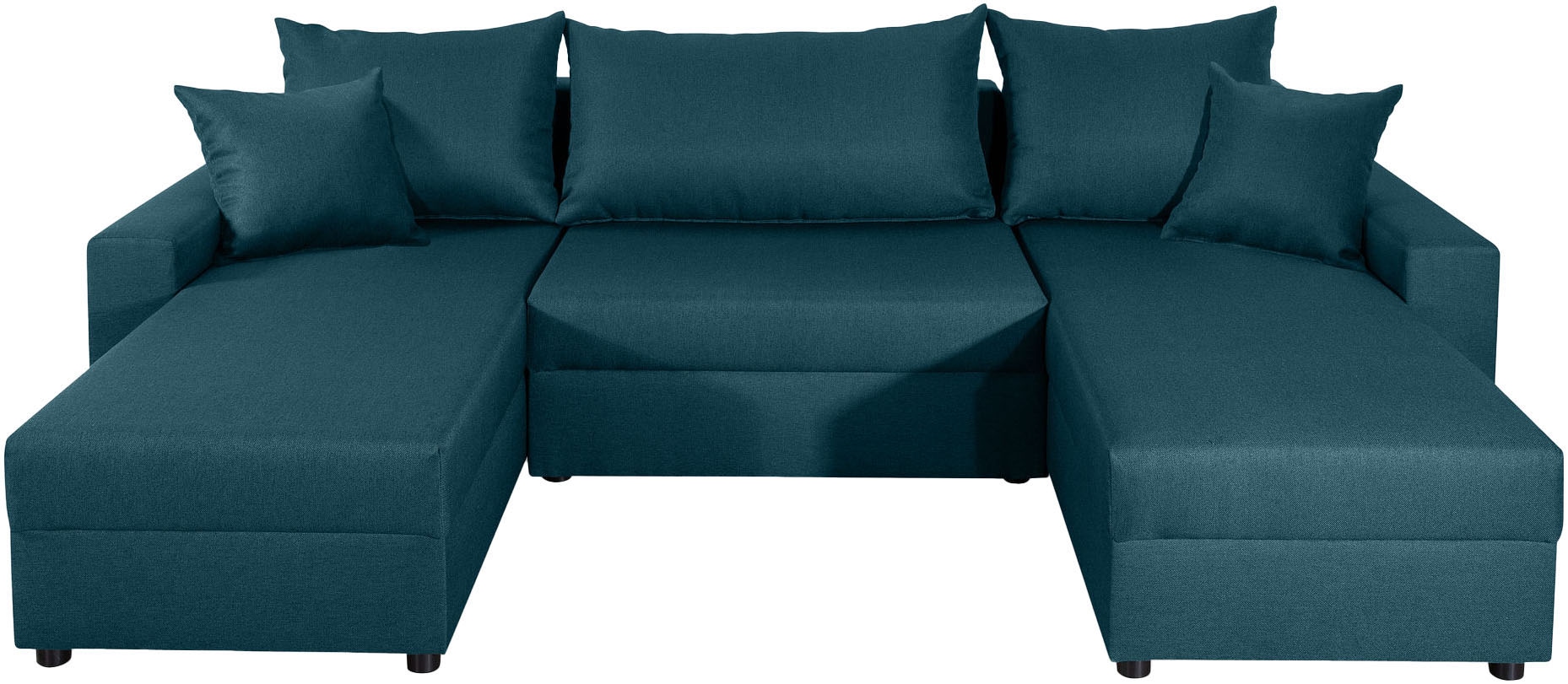 COLLECTION AB Wohnlandschaft »Pico U-Form«, Wohnlandschaft,2 X Ottomane,Polyätherschaum Polsterung