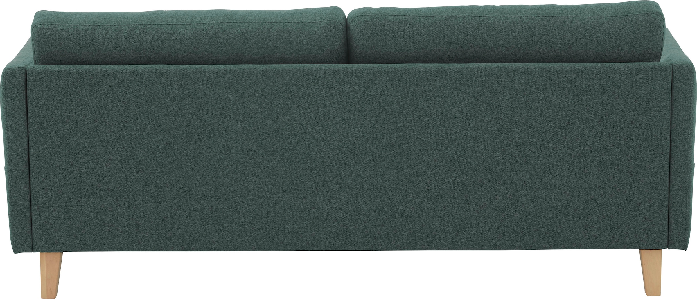 ATLANTIC home collection Ecksofa »Mailo L-Form«, mit Seitentaschen, Recamiere beidseitig montierbar, Massivholzfüße