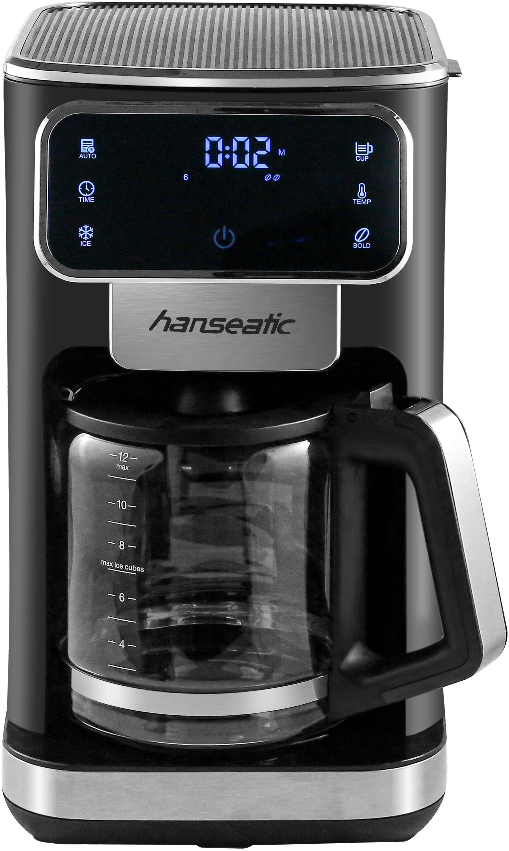 Hanseatic Filterkaffeemaschine »HCMD151100BD«, 1,5 l Kaffeekanne, Papierfilter, 1x4