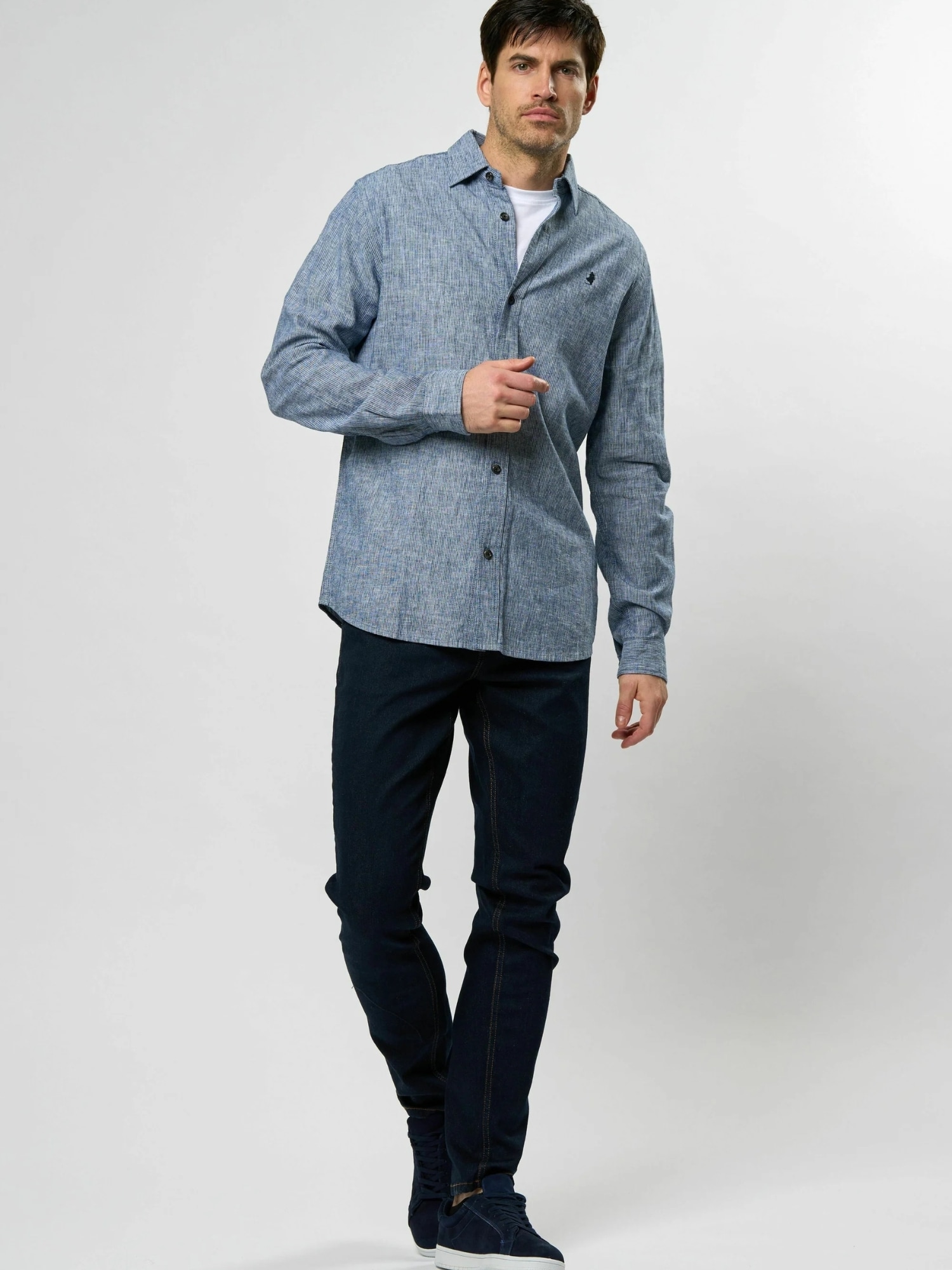 MCS Leinenhemd »MCS linen shirt Pasadena«