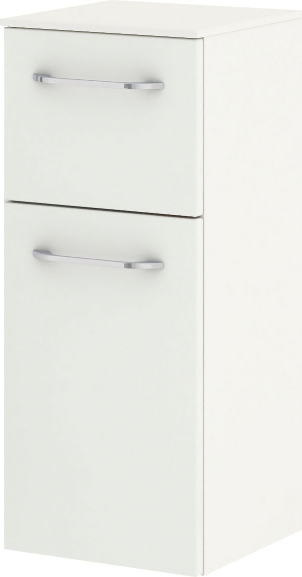 Saphir Badmöbel-Set »Balto Sprint 3-teilig, Mineralmarmor-Waschtisch mit LED-Spiegelschrank«, (4 St.), Badezimmer Set mit Unterschrank inkl Türdämpfer, 3 Türen, 3 Schubladen