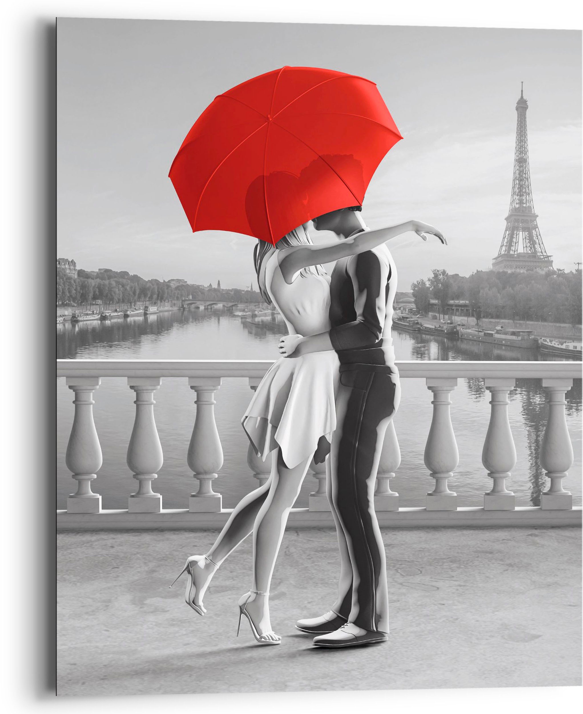 Reinders! Holzbild »Romance in Paris« 1 Stk. tlg. günstig online kaufen