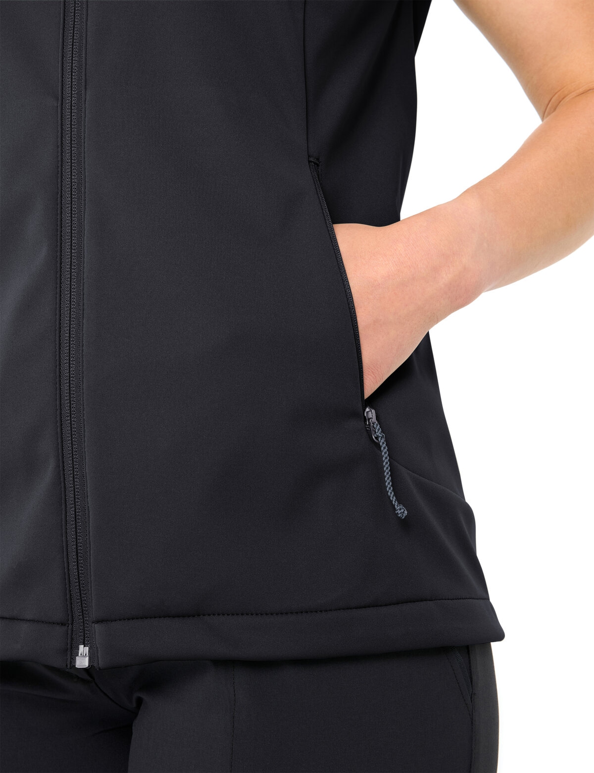 VAUDE Softshellweste »Women's Everhike Softshell Vest« wasserabweisend, windabweisend, wärmeisoliert, sportlicher Stil