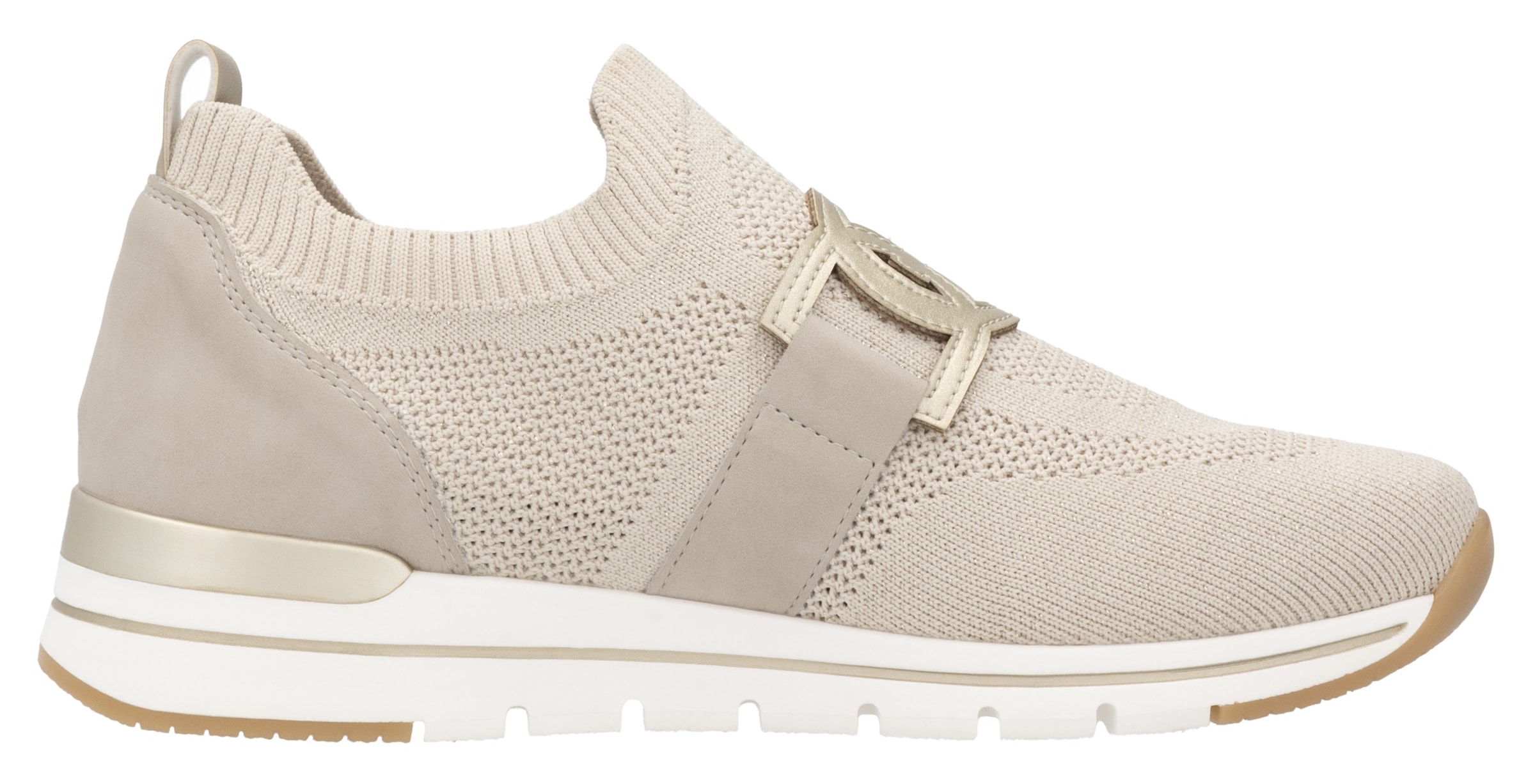 Remonte Slip-On Sneaker, Freizeitschuh, Halbschuh, Slipper mit Gummizug am Schaftrand
