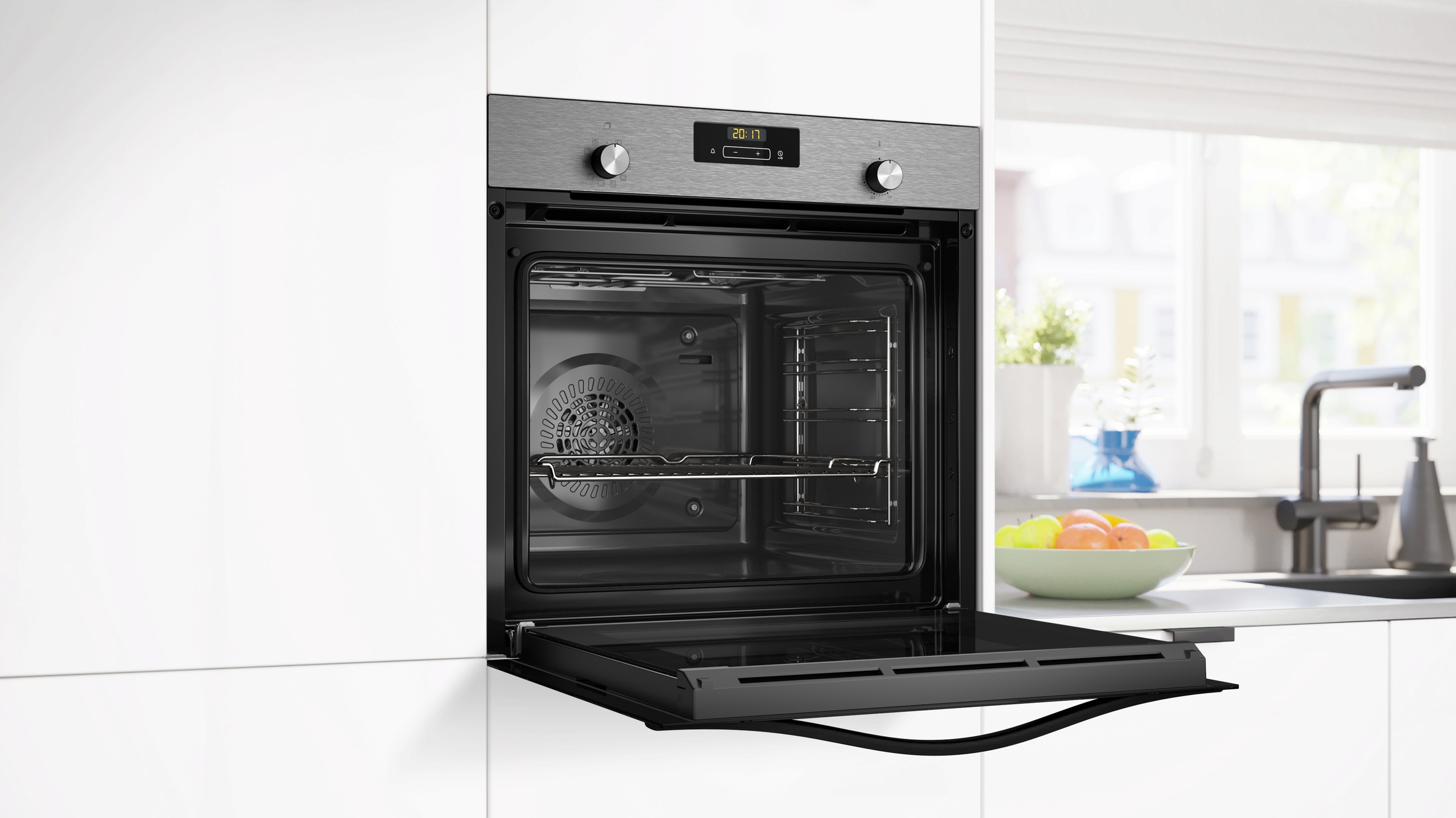 Constructa Backofen-Set »CF3M61053«, mit Teleskopauszug nachrüstbar, Hydrolyse