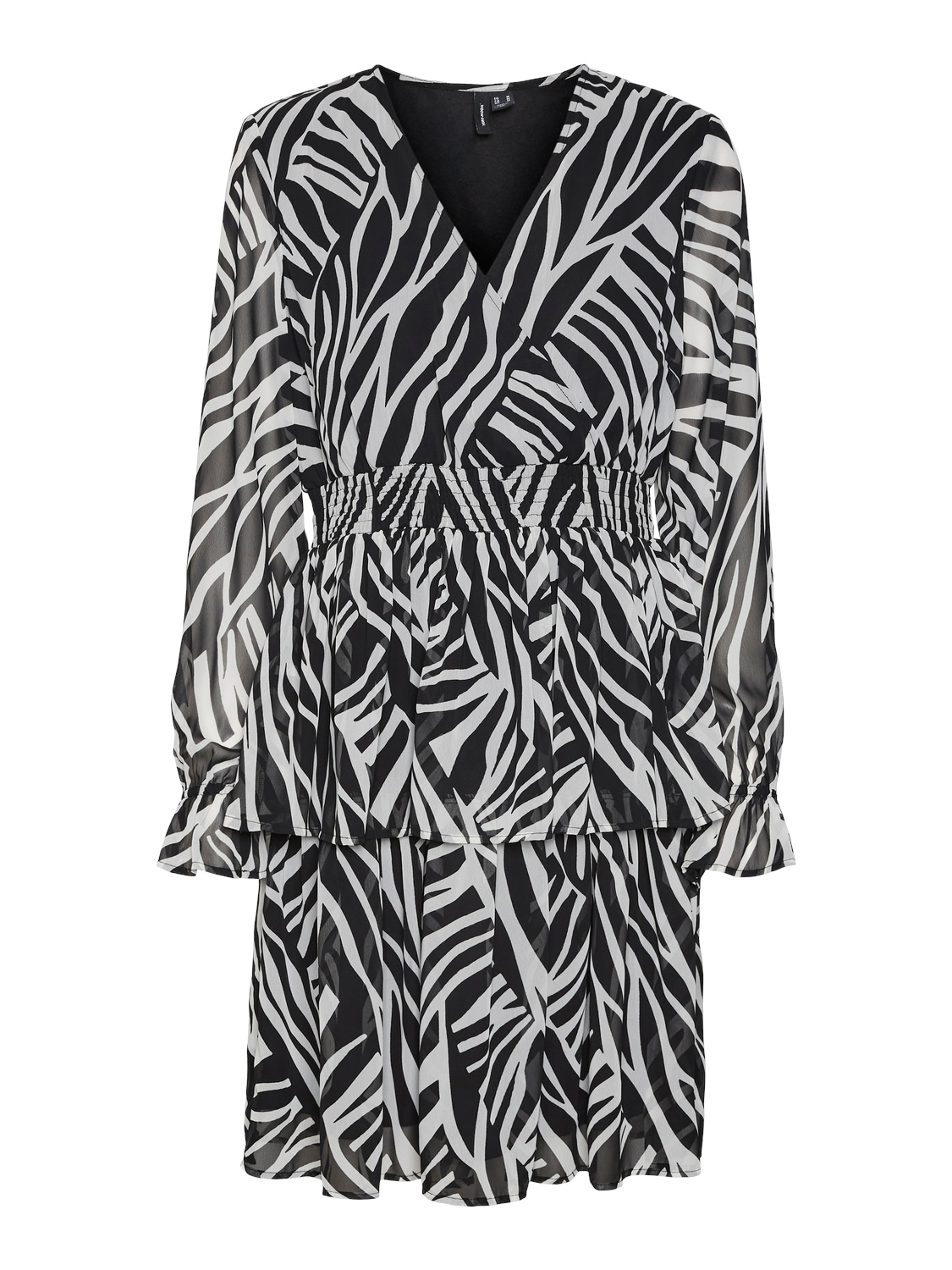Vero Moda Minikleid »VMHOLLY LS SMOCK SHORT DRESS WVN GA«, Sommerkleid