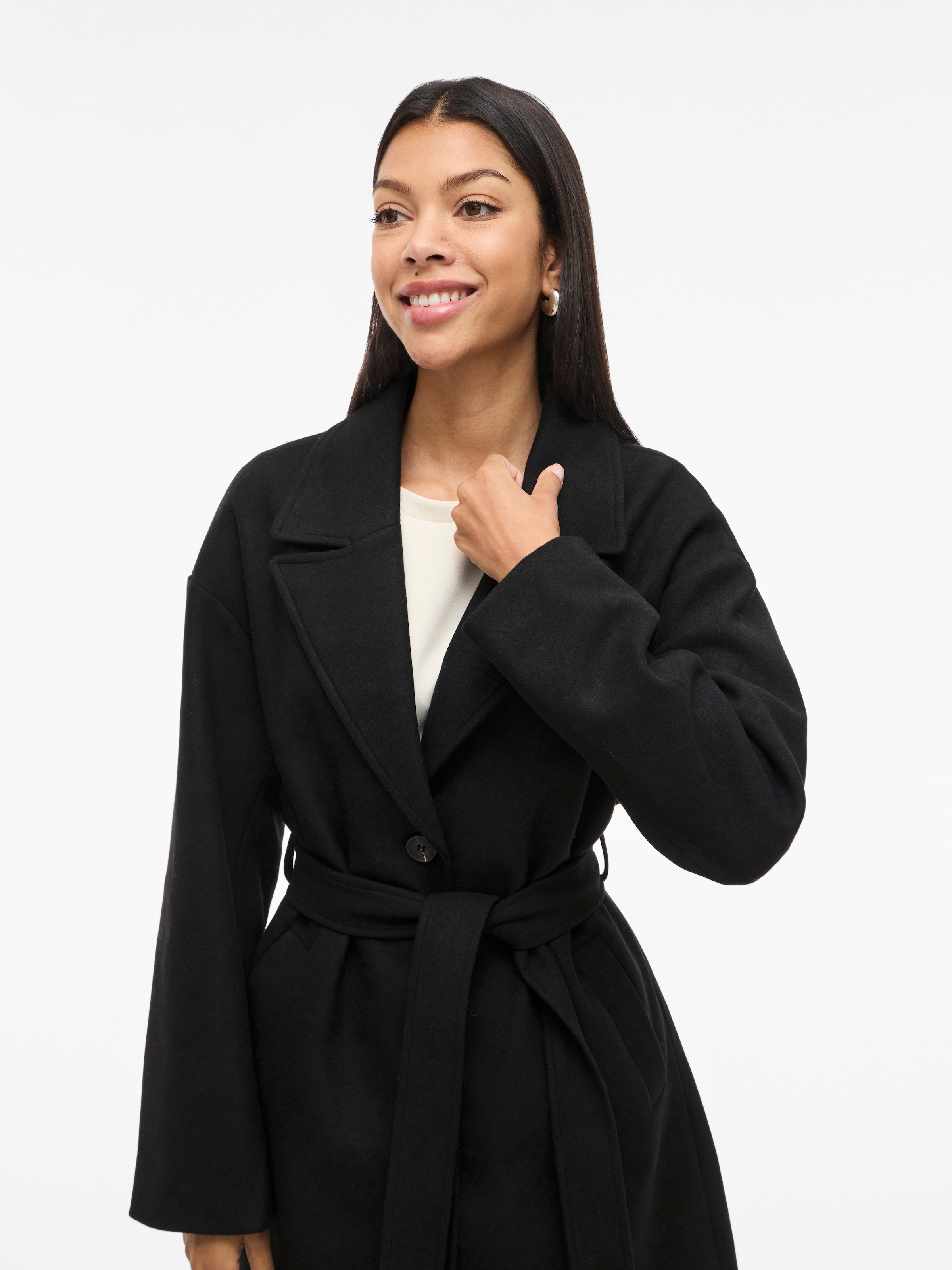 Vila Langmantel »VICLAUDIA L/S LONG COAT - NOOS«