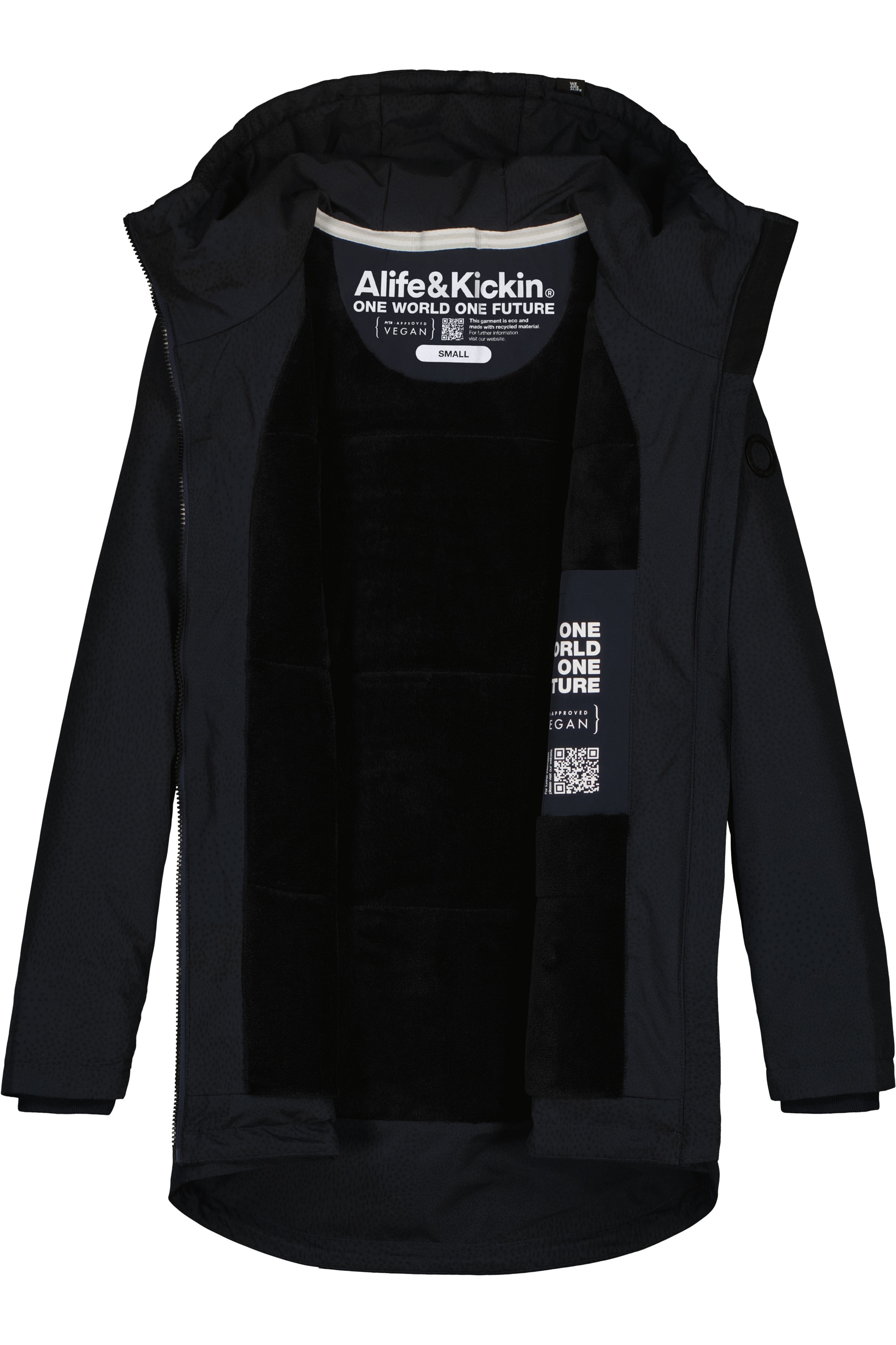 Alife & Kickin Winterjacke »Damen LilouAK B«, Warm gefütterte Jacke mit flauschigen Teddyfell Innenfutter