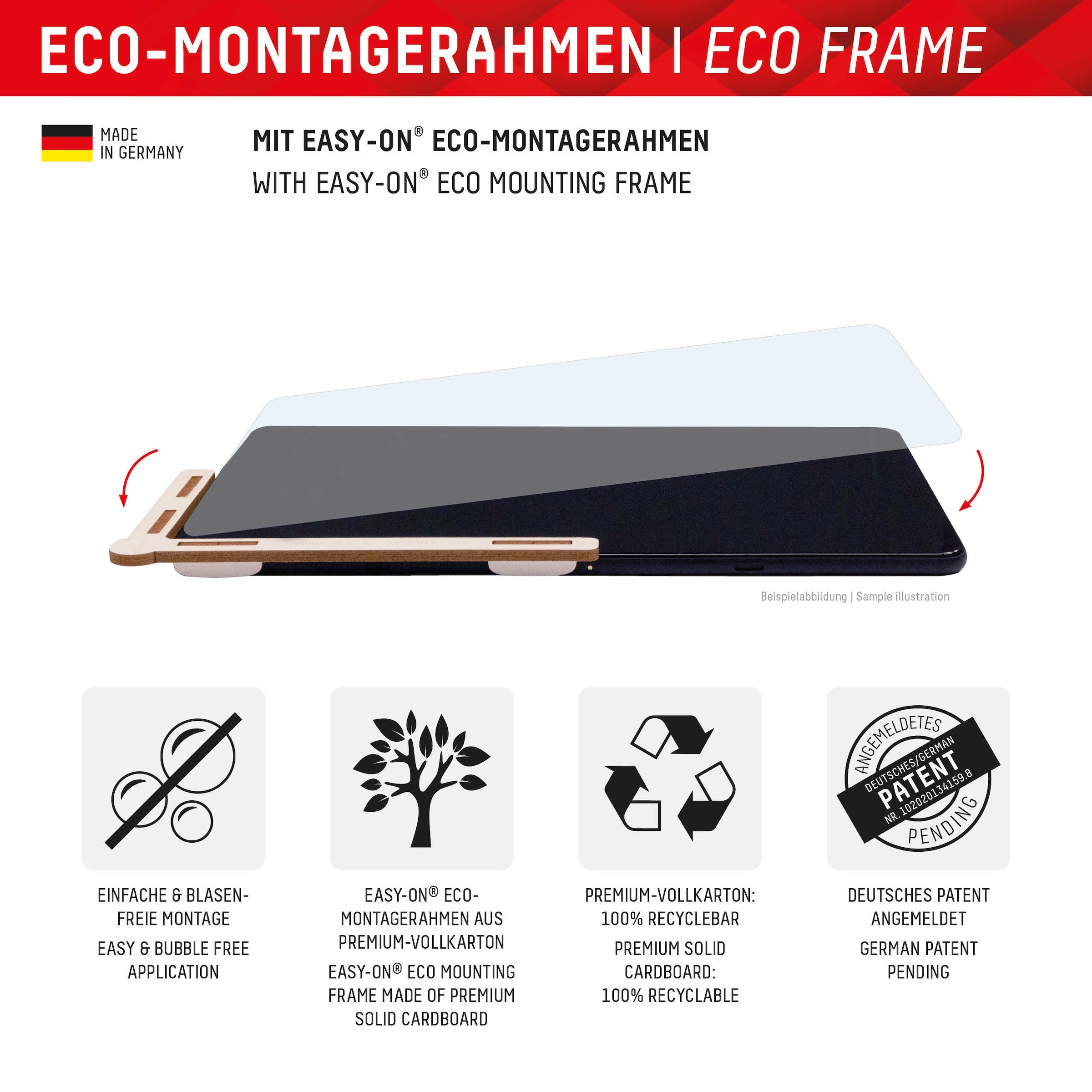 Displex Displayschutzglas »Tablet Glass« für Samsung Galaxy Tab A9;Samsung Galaxy Tab A11 Bildschirmschutz, Schutzglas, Splitterschutz, kratzfest