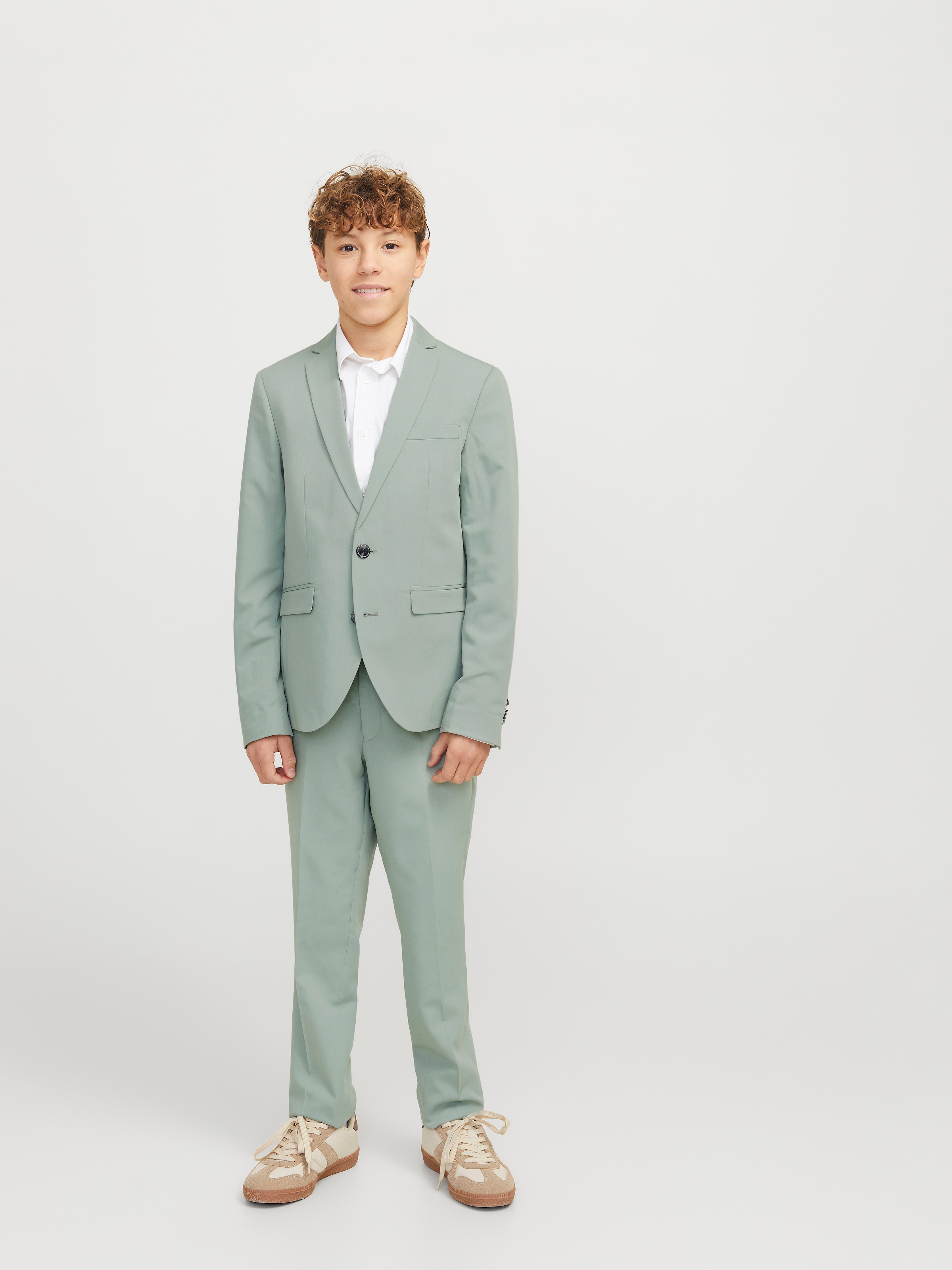 Jack & Jones Junior Sakko »JPRSOLAR stylisch, elastisch, pflegeleicht«, unifarben, modisch, slim fit, Reverskragen