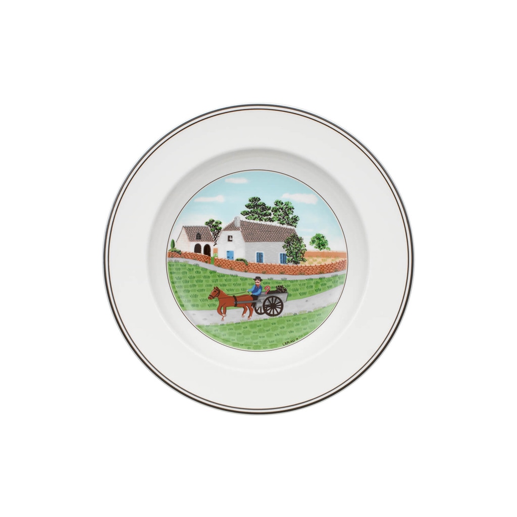Villeroy & Boch Suppenteller »Suppenteller Bauer Design Naif ø 21 cm bunt« günstig online kaufen