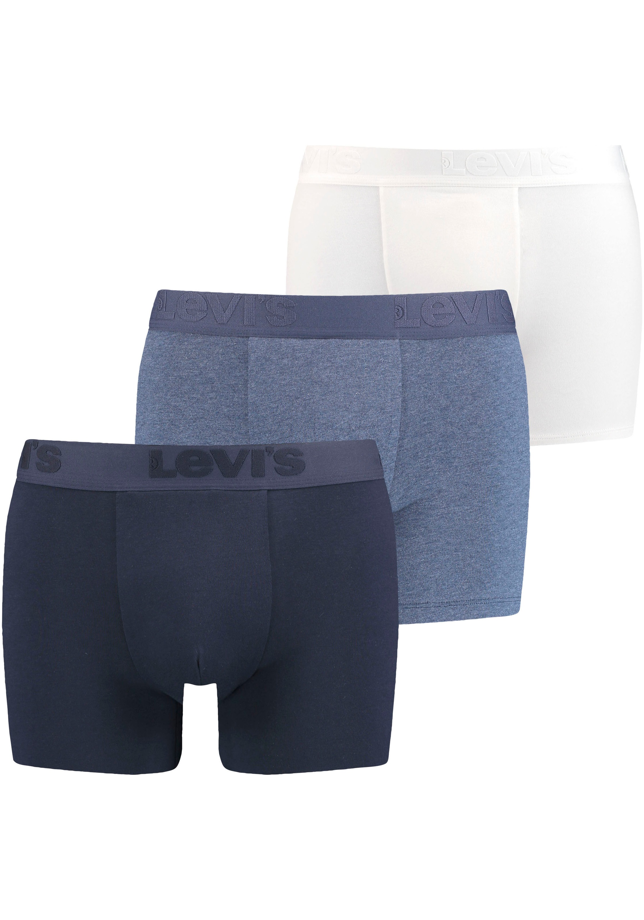 Levi's® Boxershorts, (Packung, 3 St.), LEVIS MEN PREMIUM BOXER BRIEF 3P