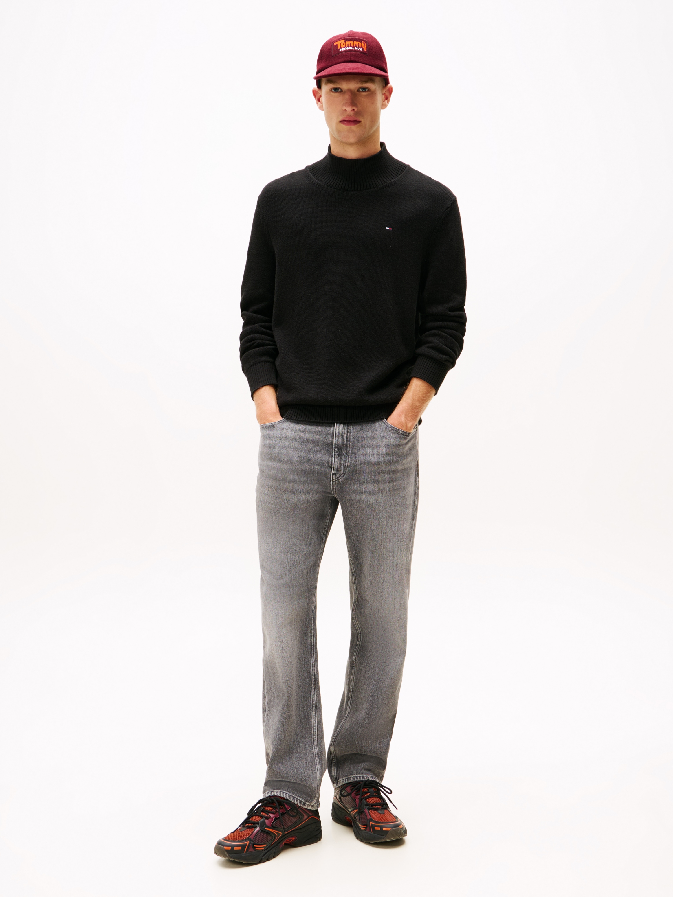 Tommy Jeans Rollkragenpullover »TJM SLIM FIT ROLL NECK«, mit Mock Neck, Strickpullover