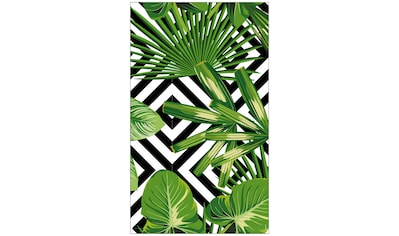 Leaves Palm green«, Rechnung statisch halbtransparent, »Look x 200 kaufen 30 haftend, haftend MySpotti auf cm, glattstatisch Fensterfolie