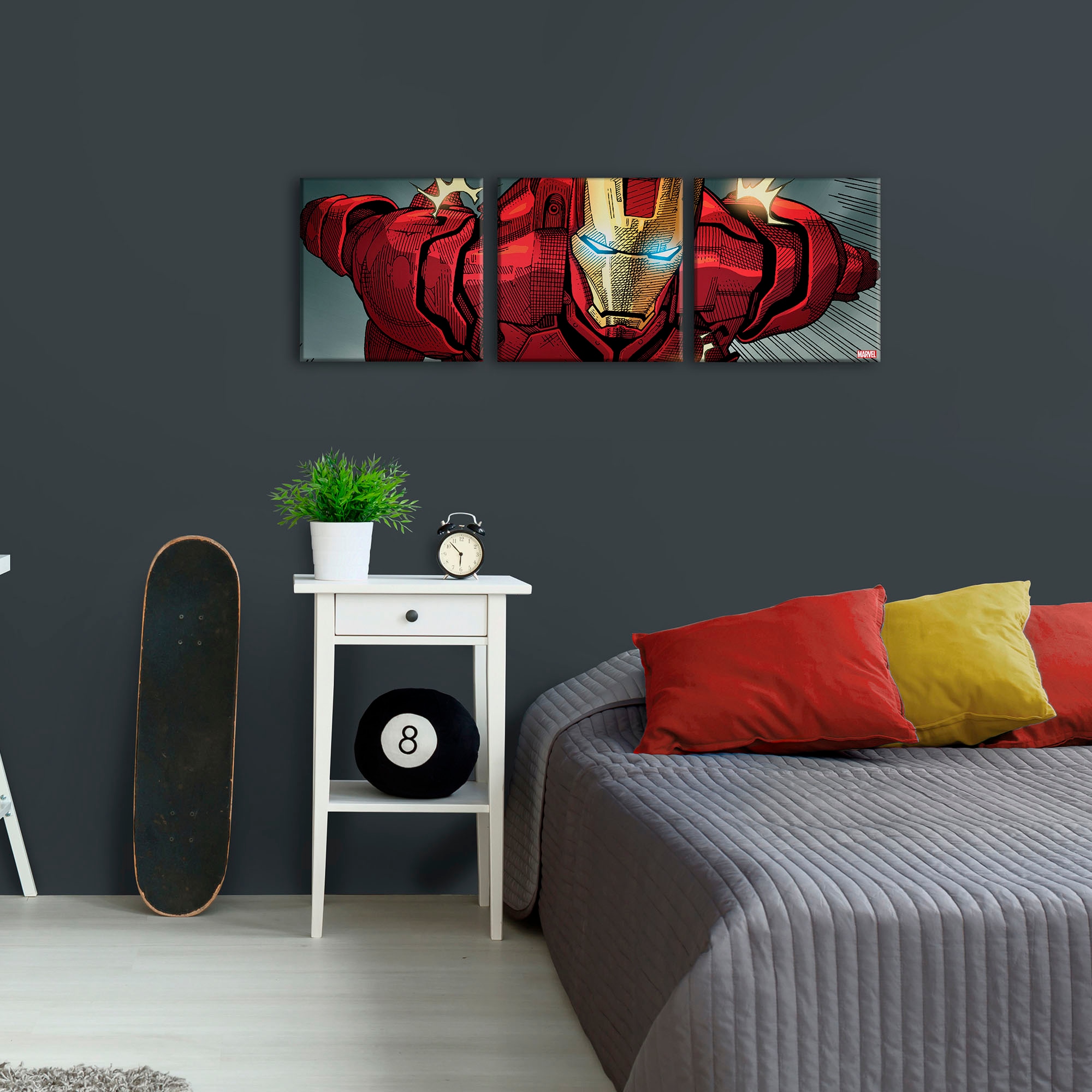 Leinwandbild »Iron Man Classic«, (Set, 3 St.)