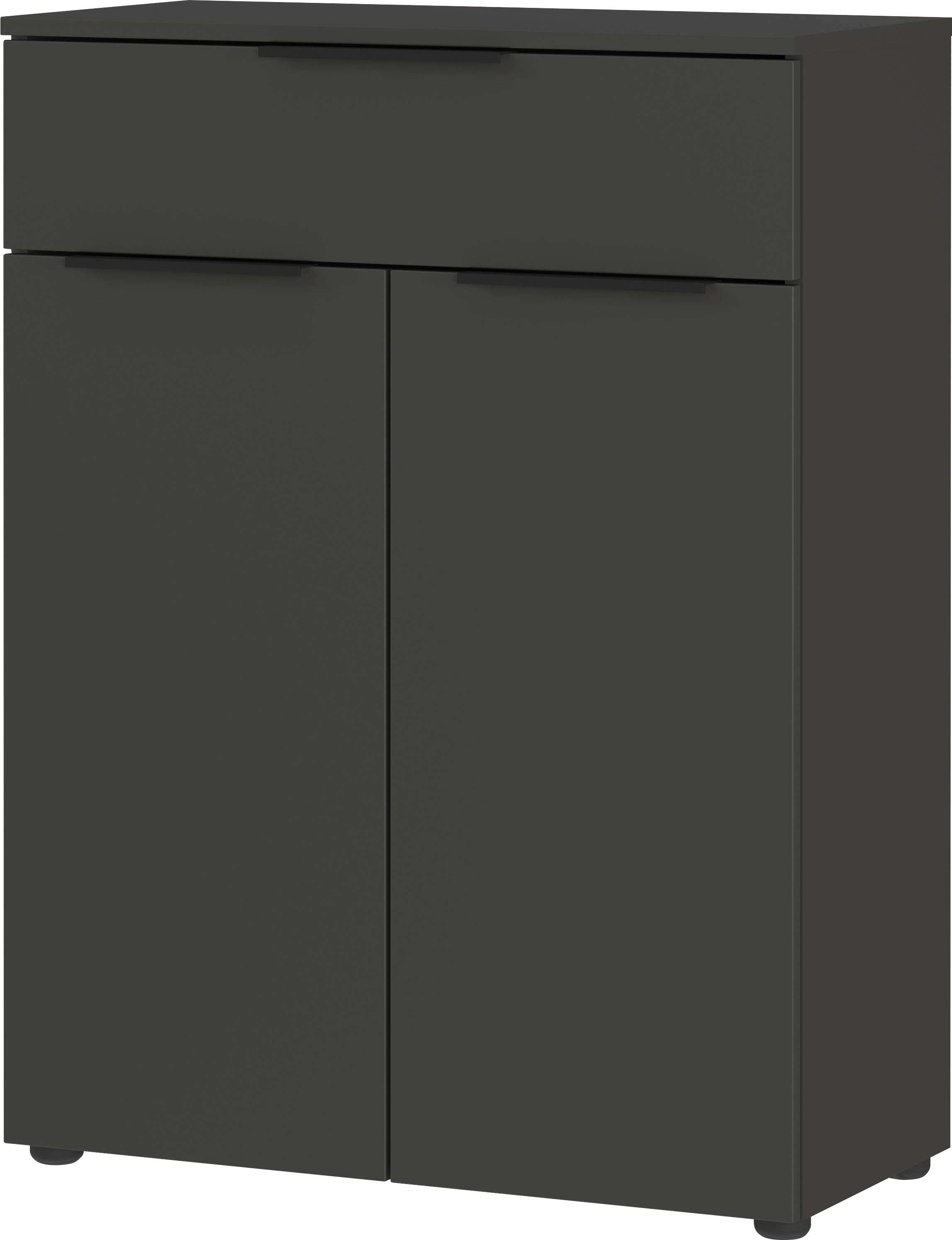 GERMANIA Badmöbel-Set »Crandon«, (5 St.), inkl. WT-Unterschrank, Spiegelschrank, Schrank, Mediumschrank, Kommode