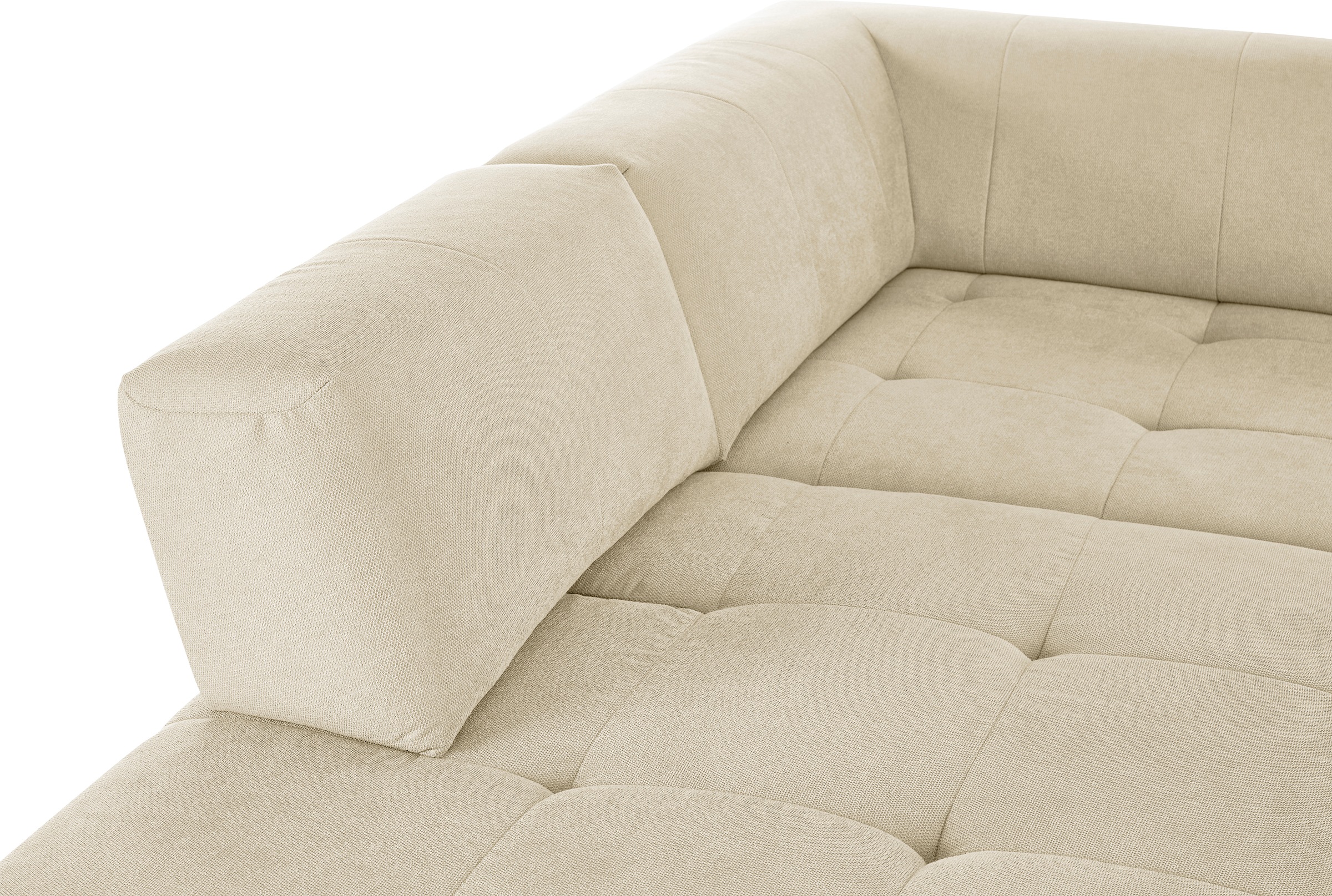 3C Candy Ecksofa »Yoshy Komfortsofa, bequem und modern, hochwertige Verarbeitungsdetails«, Zwei verschiedene Sitztiefen durch verstellbare Rückenlehne, L-Form