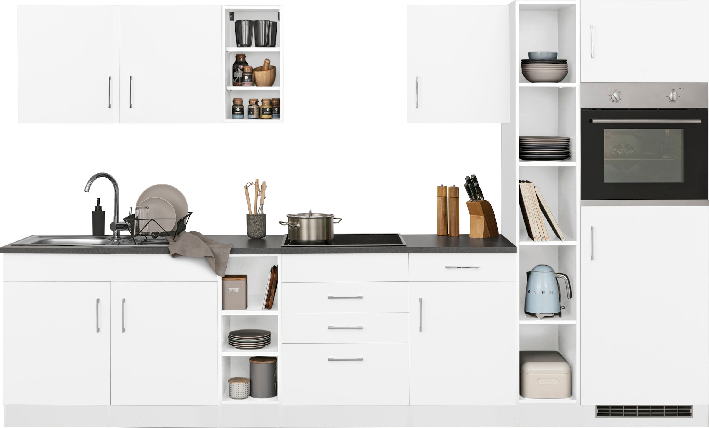 KOCHSTATION Küchenzeile »KS-Paris – Küchen mit einzigartigen Fotomotiven au günstig online kaufen